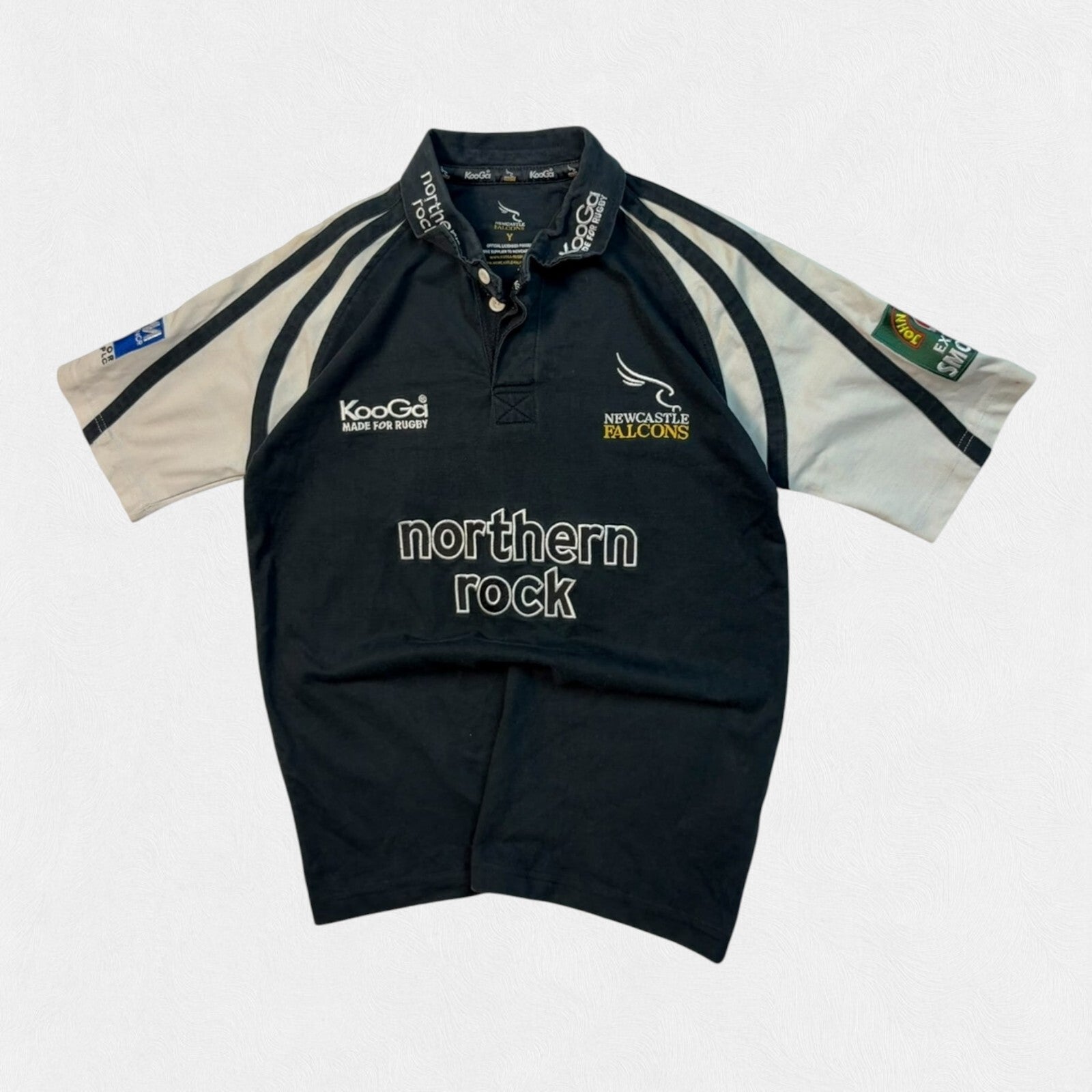 Vintage Newcastle Falcons 2003/04 Jonny Wilkinson signed rugby shirt (XS)
