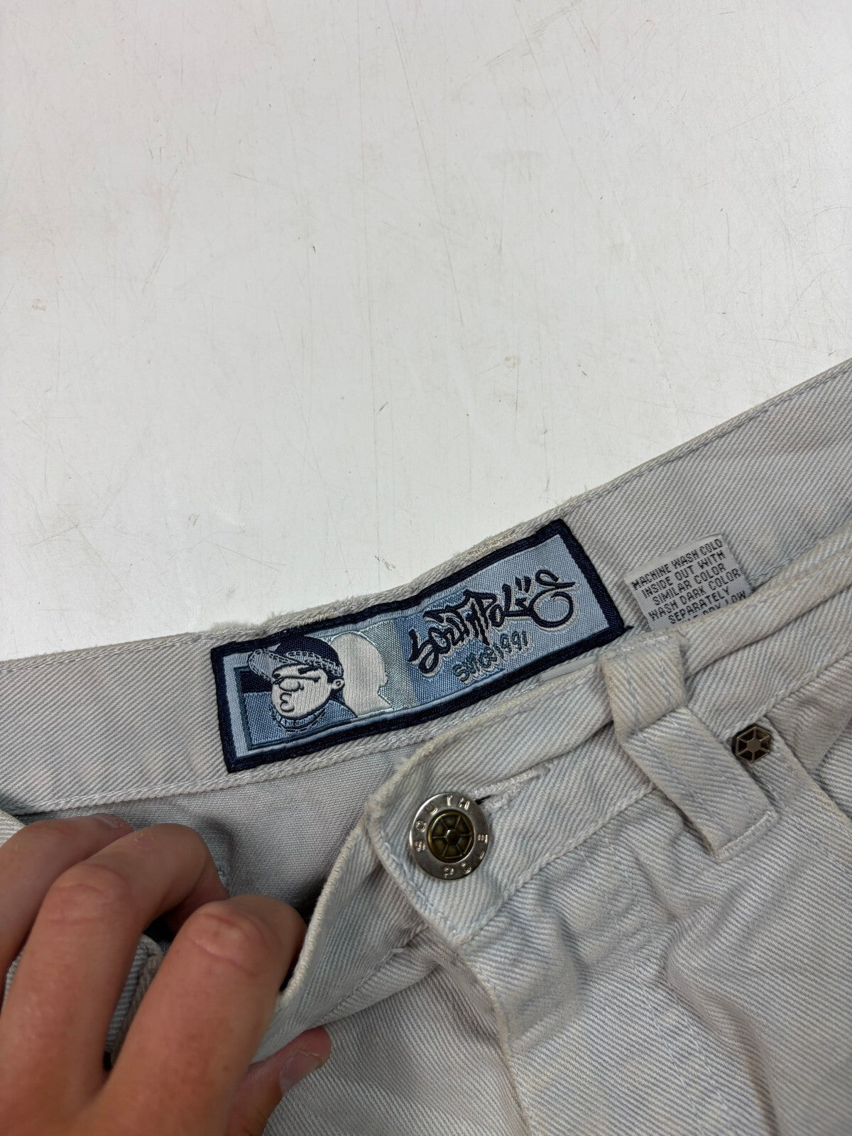 Vintage Y2K Southpole baggy hip hop shorts (W32)