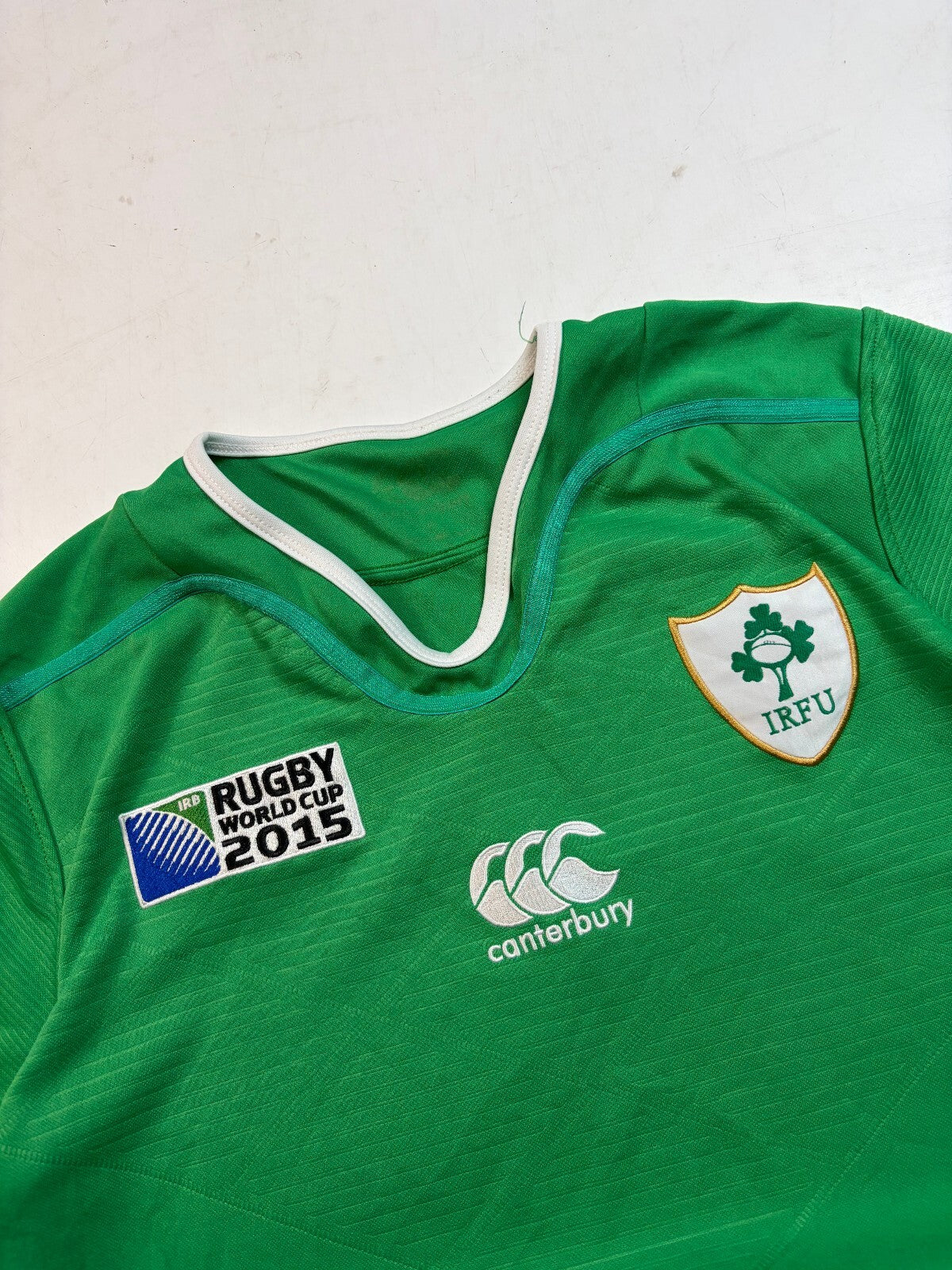 Ireland 2015 world cup Canterbury rugby union shirt (M)
