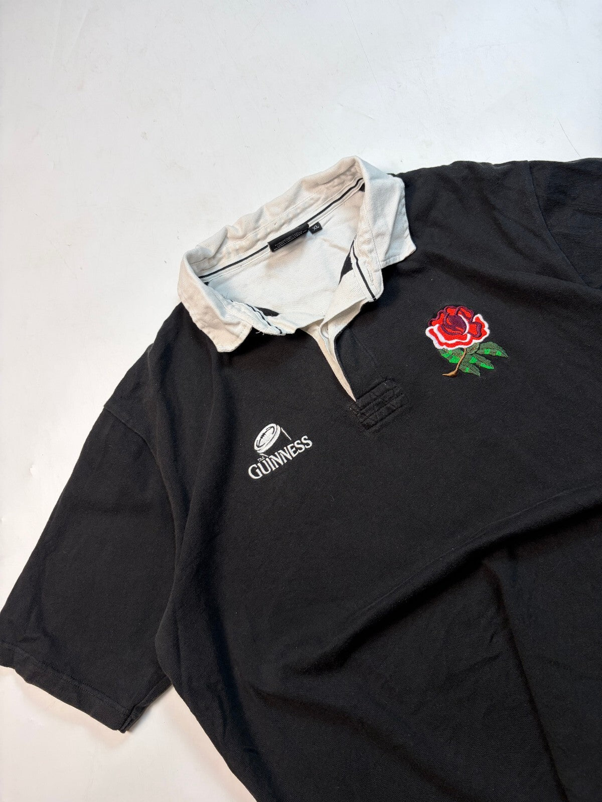 Vintage England Guinness Cotton Traders rugby shirt (XL)