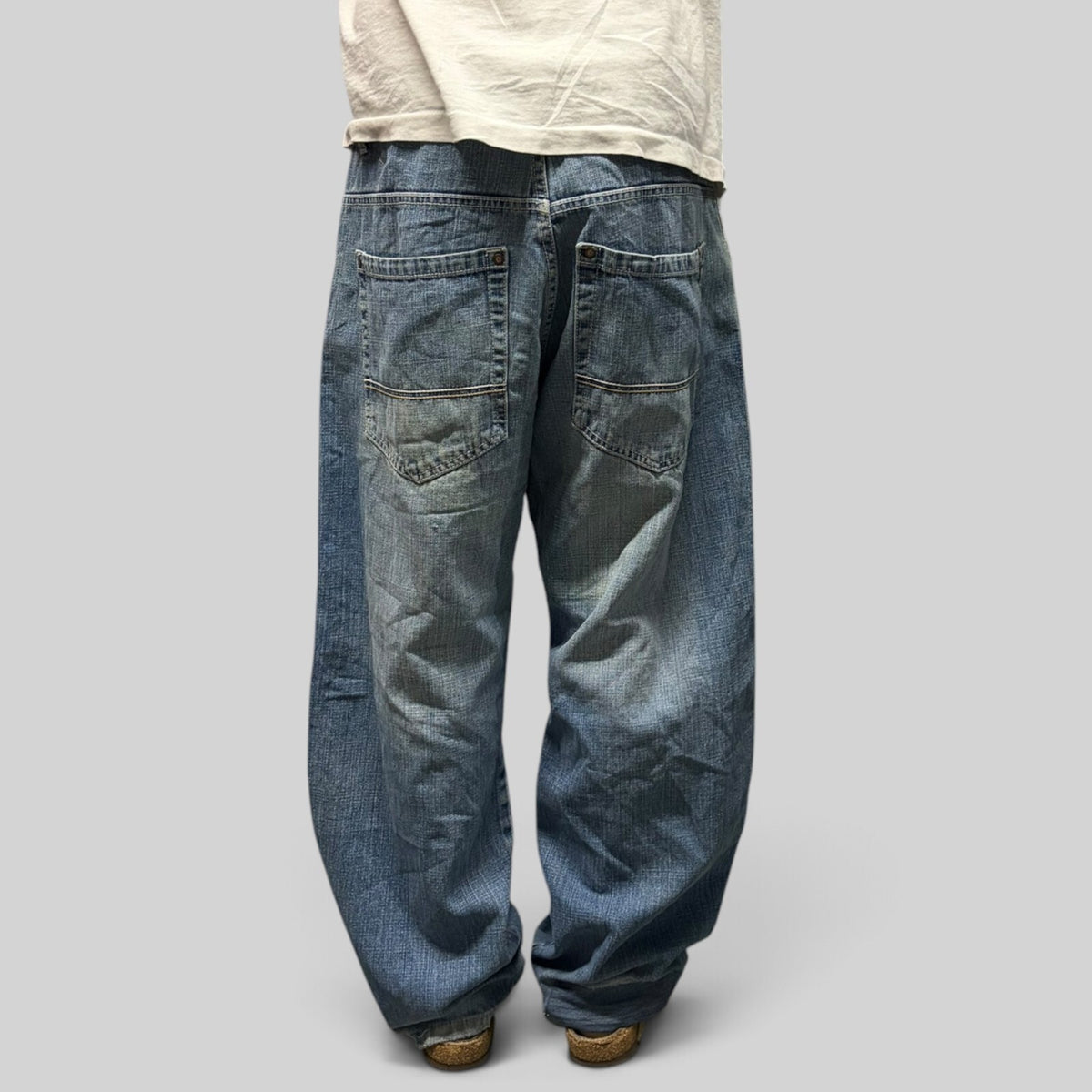 Vintage Southpole skateboarding baggy hip hop jeans (W38)