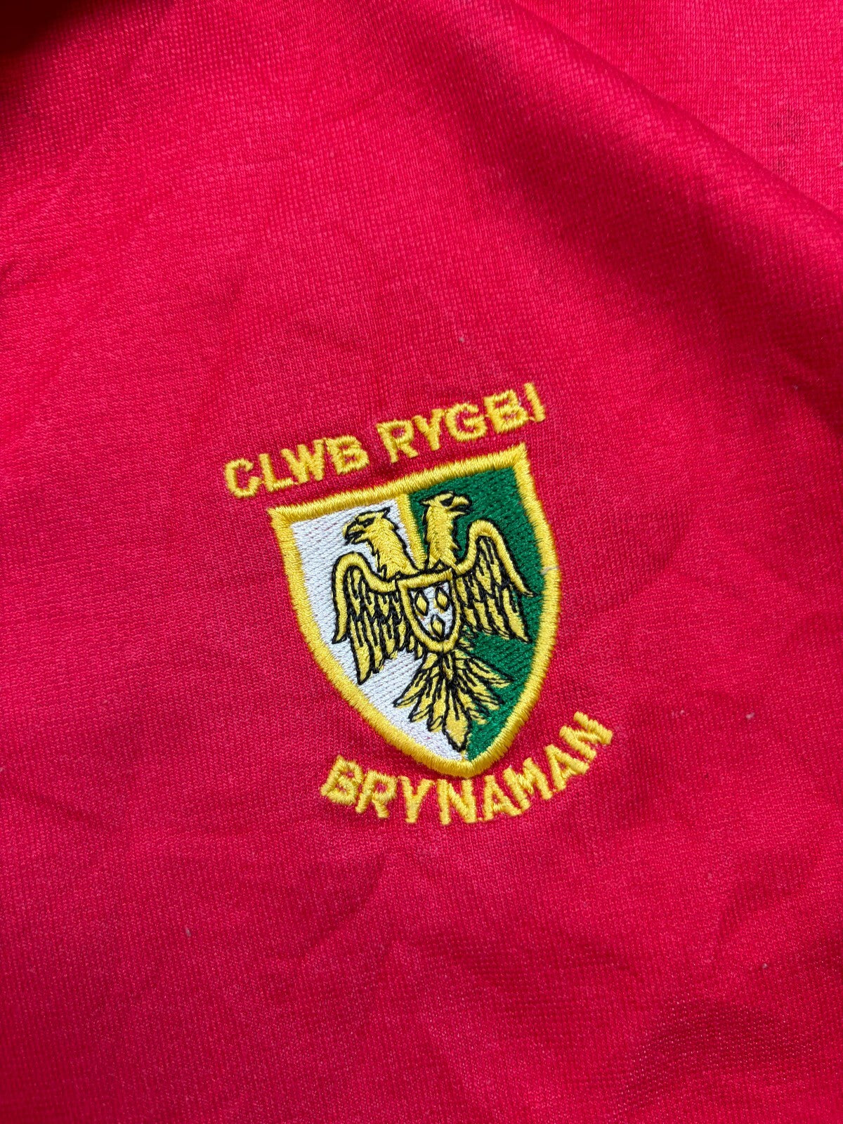 Vintage 90s Brynaman Wales match worn rugby union shirt (XL)