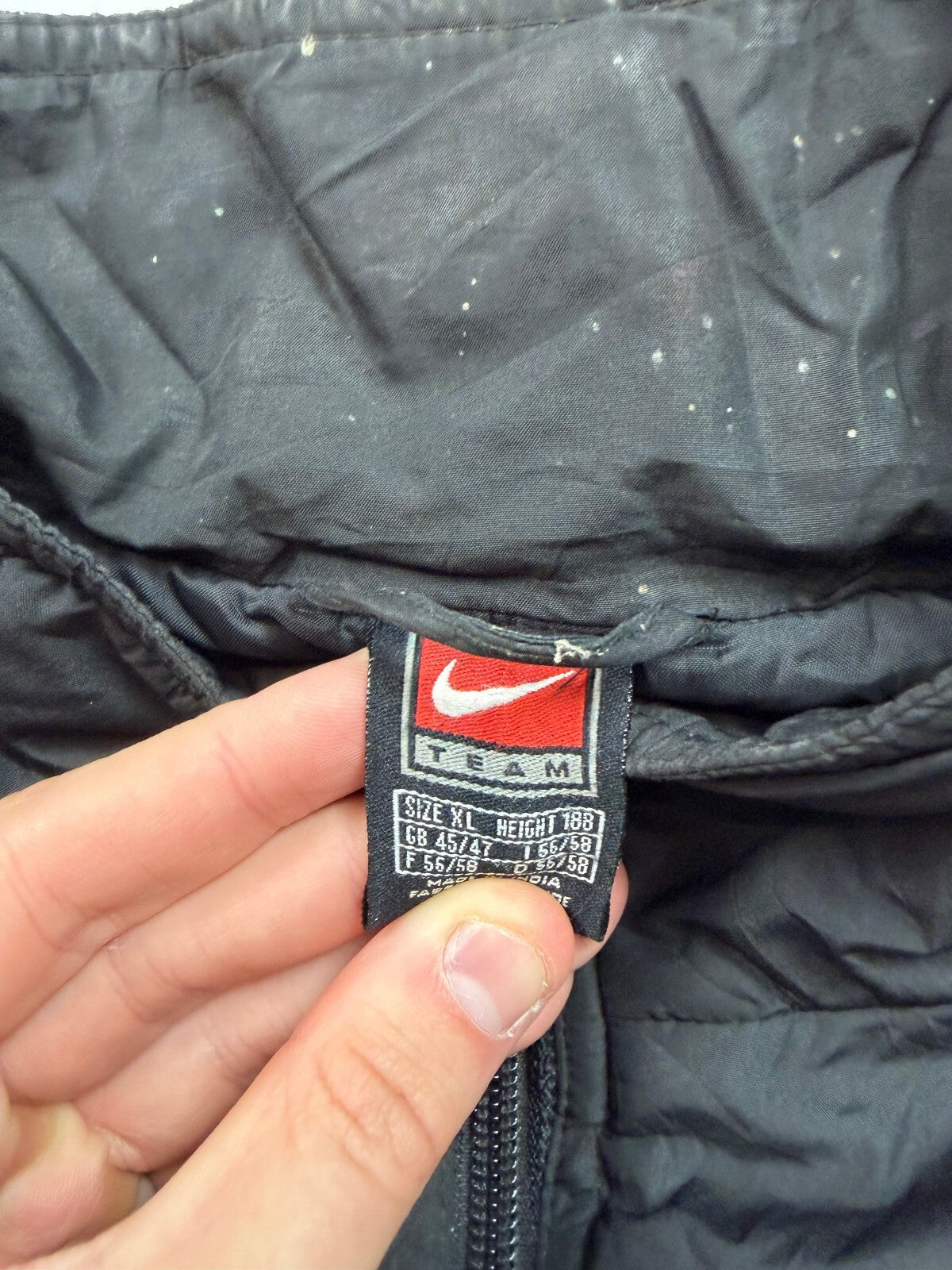 Vintage PSV 1999/00 Nike bench coat puffer jacket (XL)