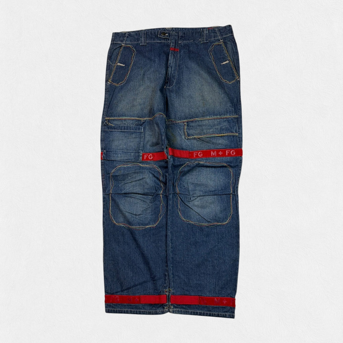 Vintage Marithe Francois Girbaud baggy hip hop jeans (W38)