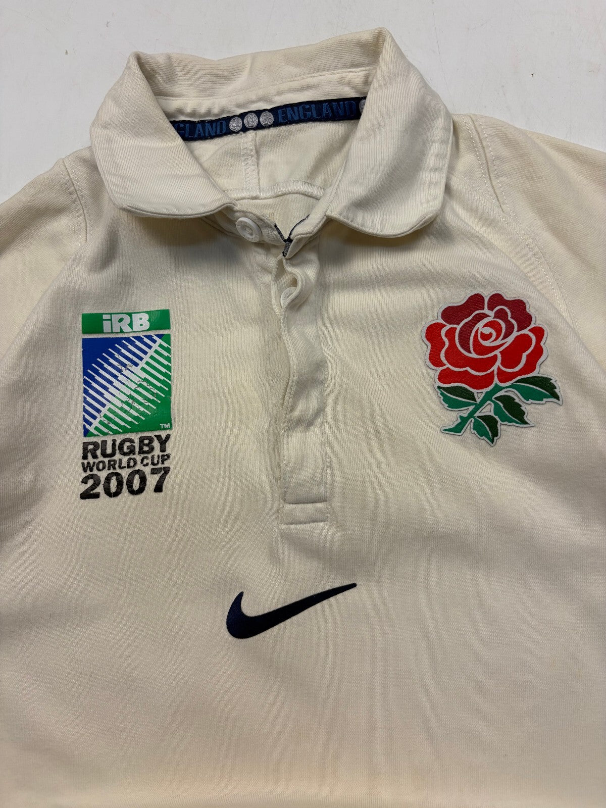 Vintage England 2007 world cup Nike rugby shirt (S)