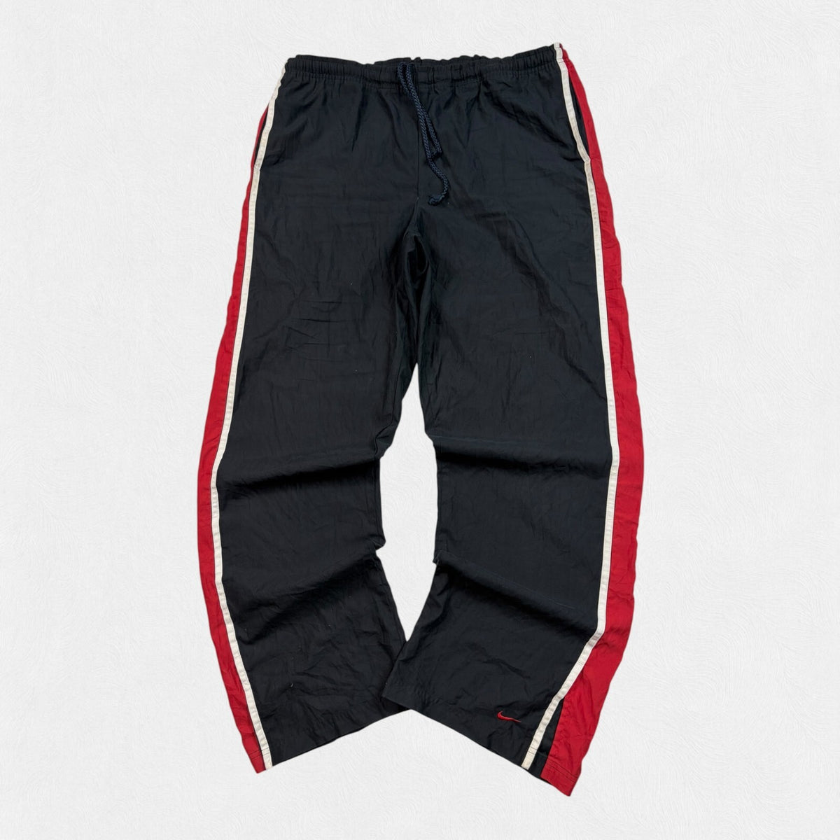 Vintage Y2K Nike side stripe baggy track pants (XL)