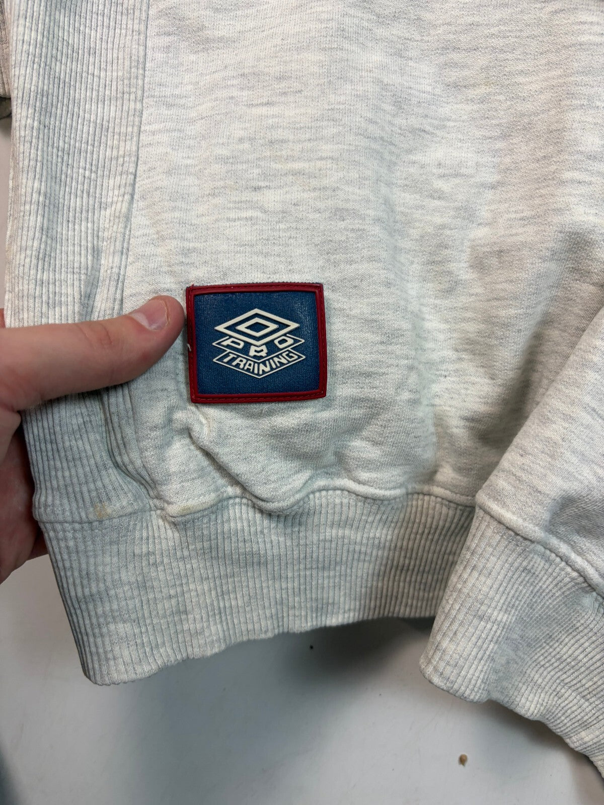 Vintage 90s Umbro pro training spell out sweatshirt (XL)