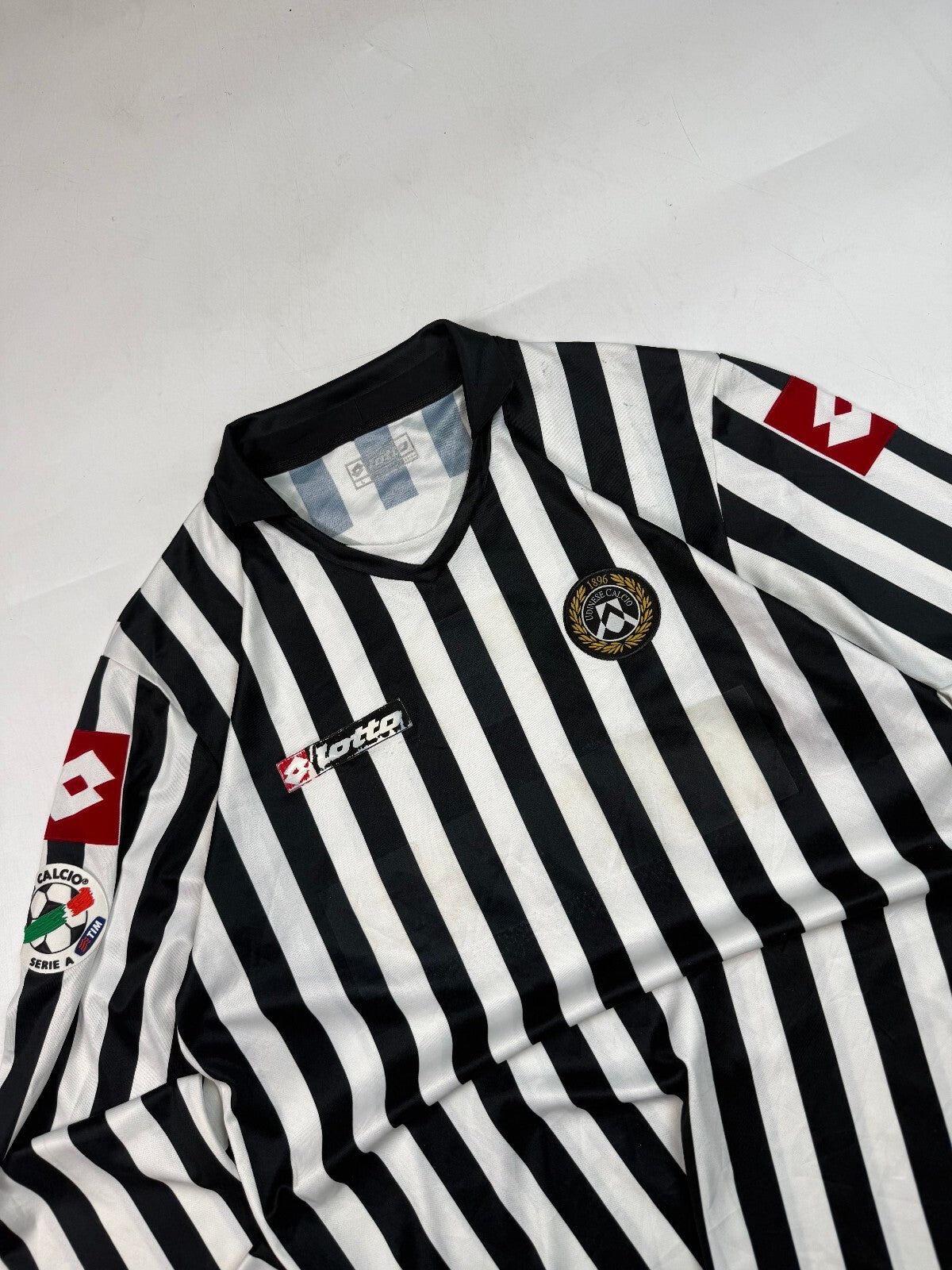 Vintage Udinese 2008/09 Lotto home football shirt (L)