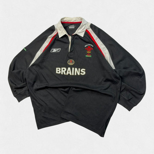 Vintage Wales 2005/06 Reebok anniversary rugby shirt (XXL)