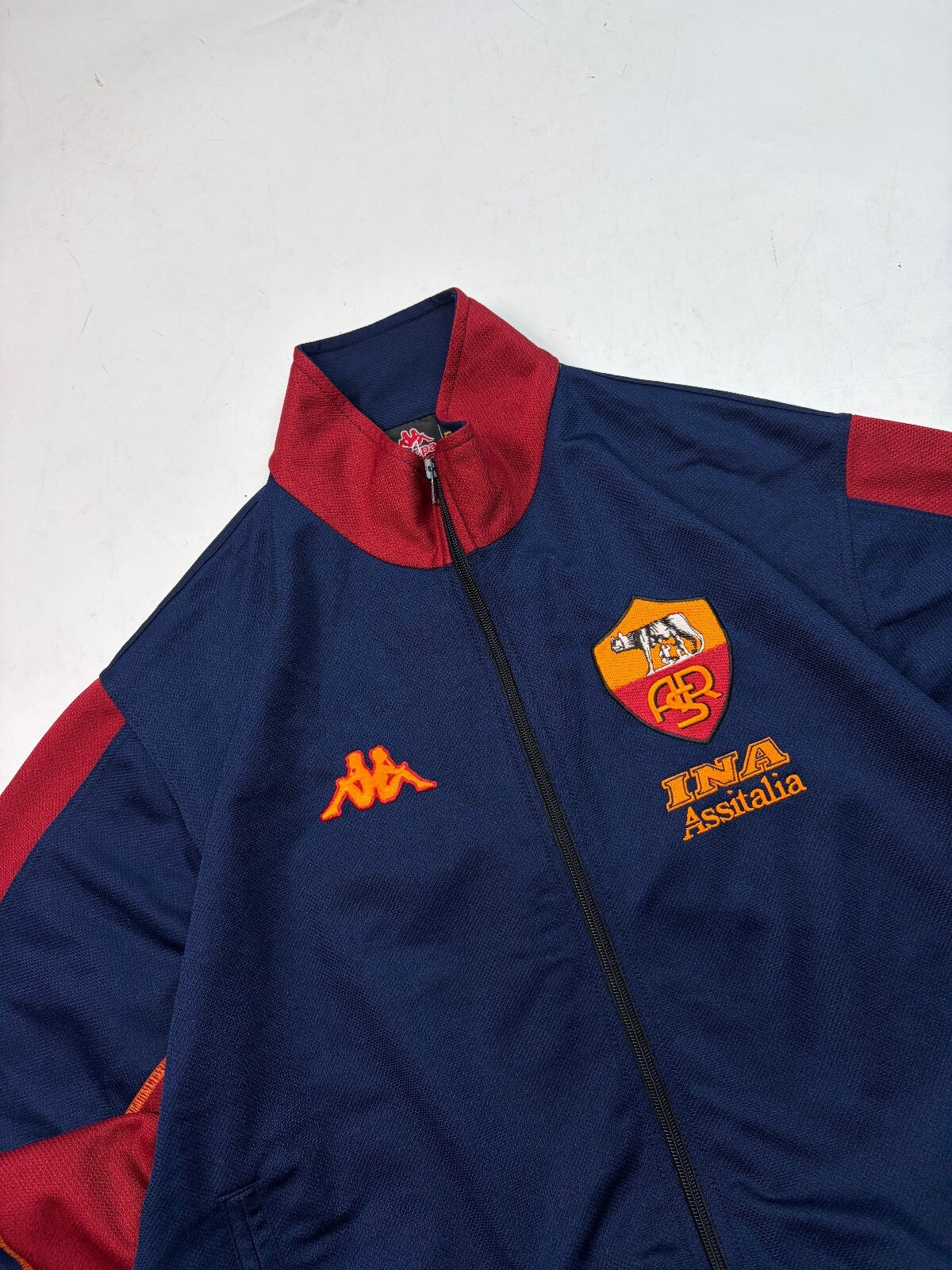 Vintage AS Roma 2001/02 Kappa full tracksuit (XXL)