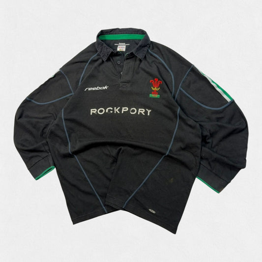 Vintage Wales 2002-04 Reebok away rugby shirt (L)