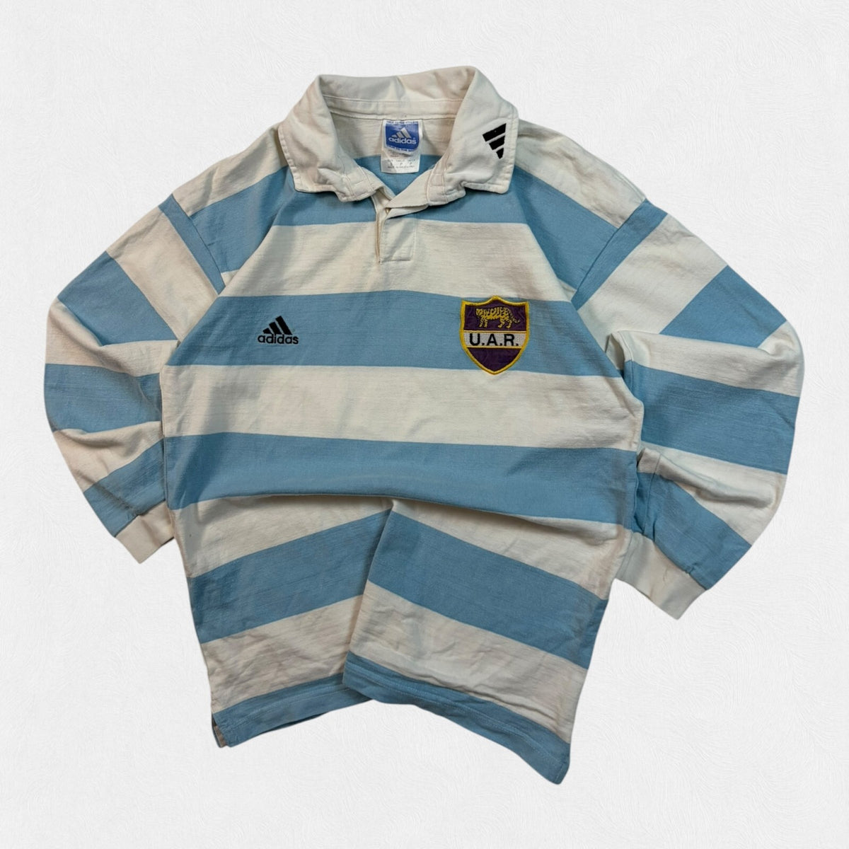 Vintage Argentina 1999/00 Adidas rugby union shirt (S)