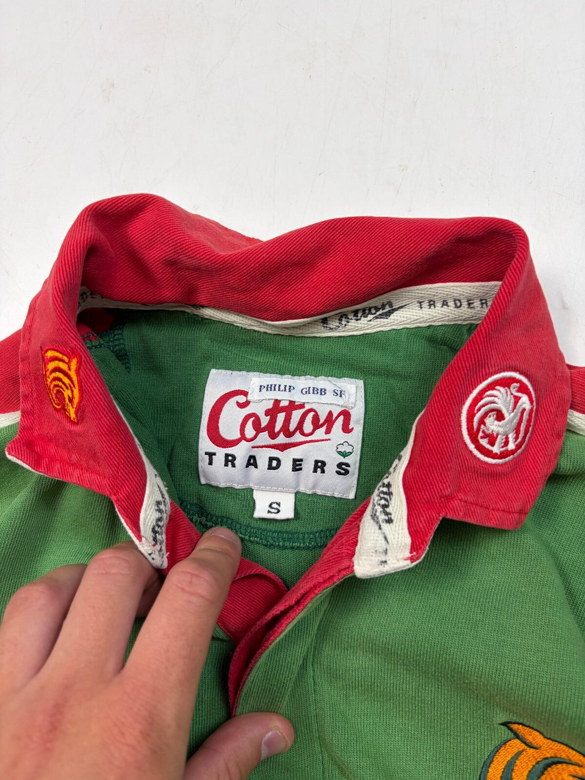 Vintage Leicester Tigers 2001/02 Cotton Traders rugby shirt (S)