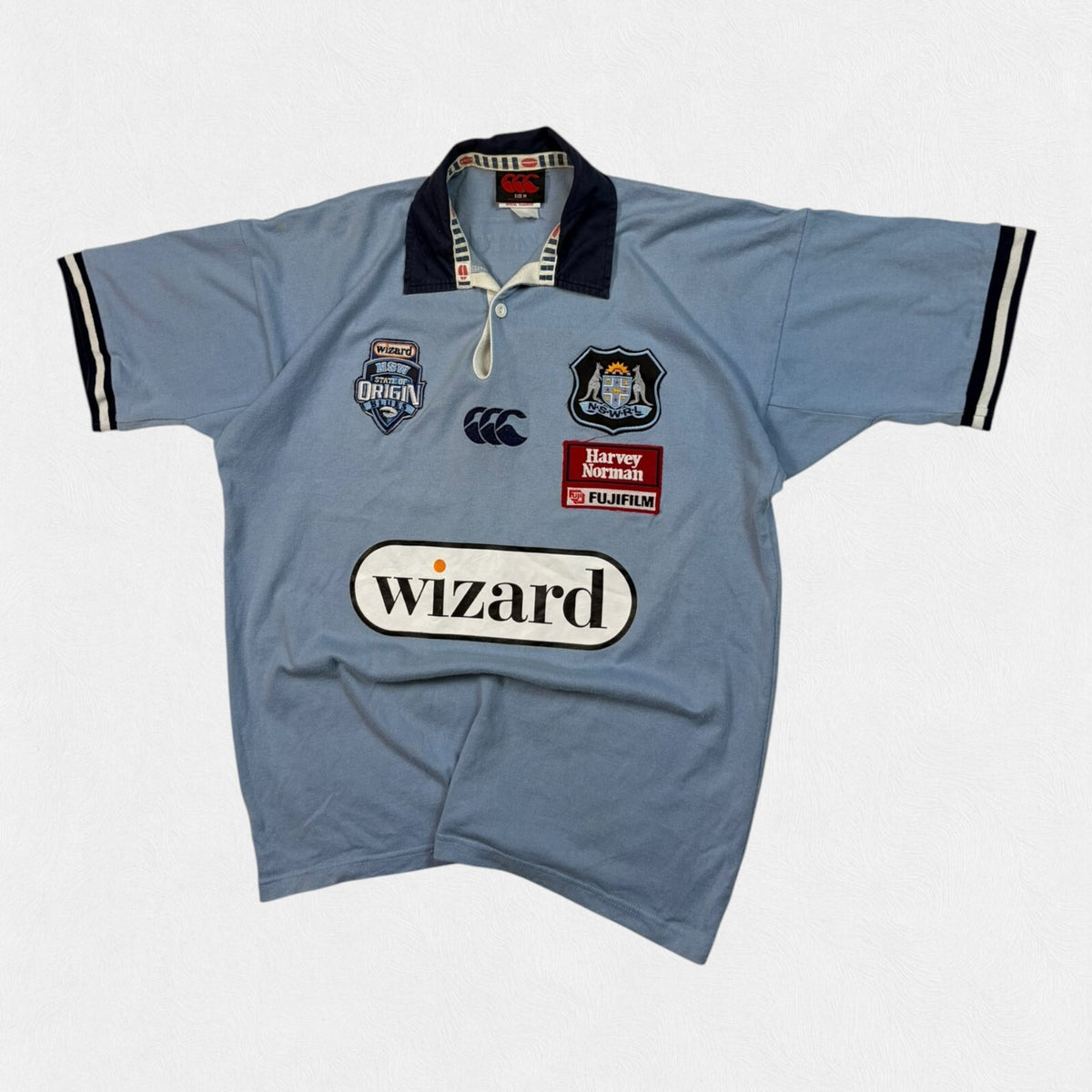 Vintage New South Wales Blues state of origin 2002/03 rugby shirt (M)