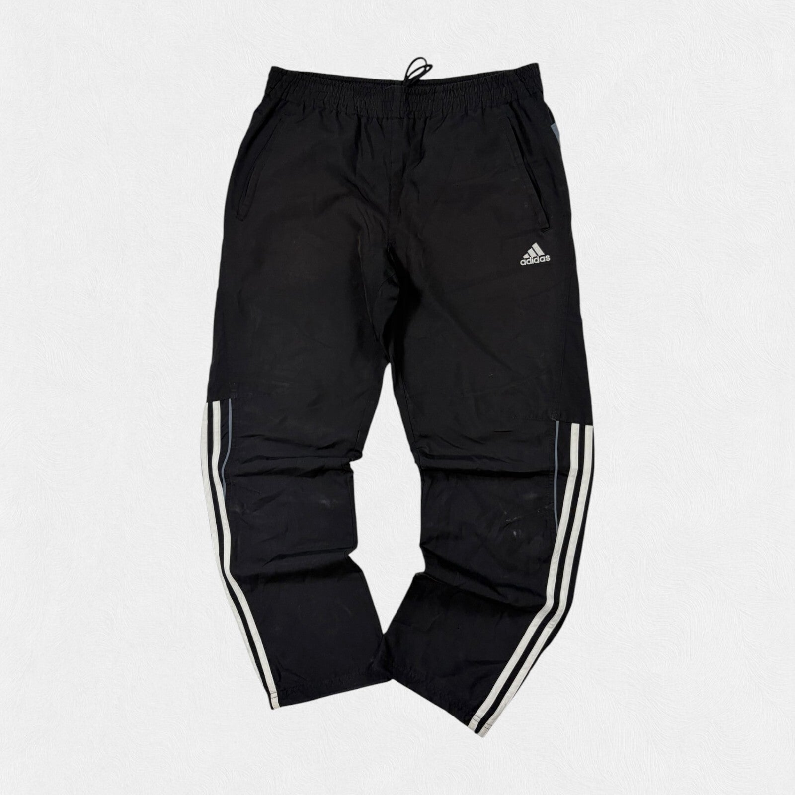 Vintage Y2K Adidas side stripe full tracksuit set (S)