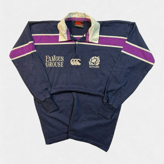 Vintage Scotland 2000-02 Canterbury rugby union shirt (M)