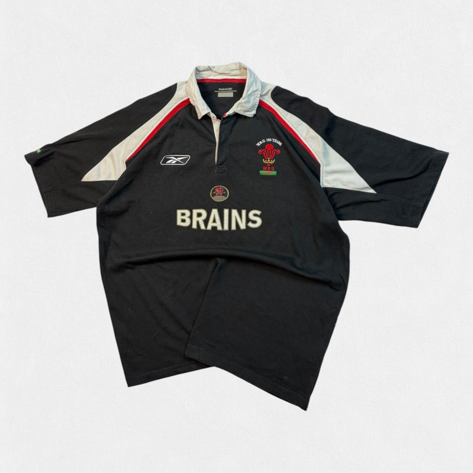 Vintage Wales 2005/06 Reebok anniversary rugby shirt (XL)