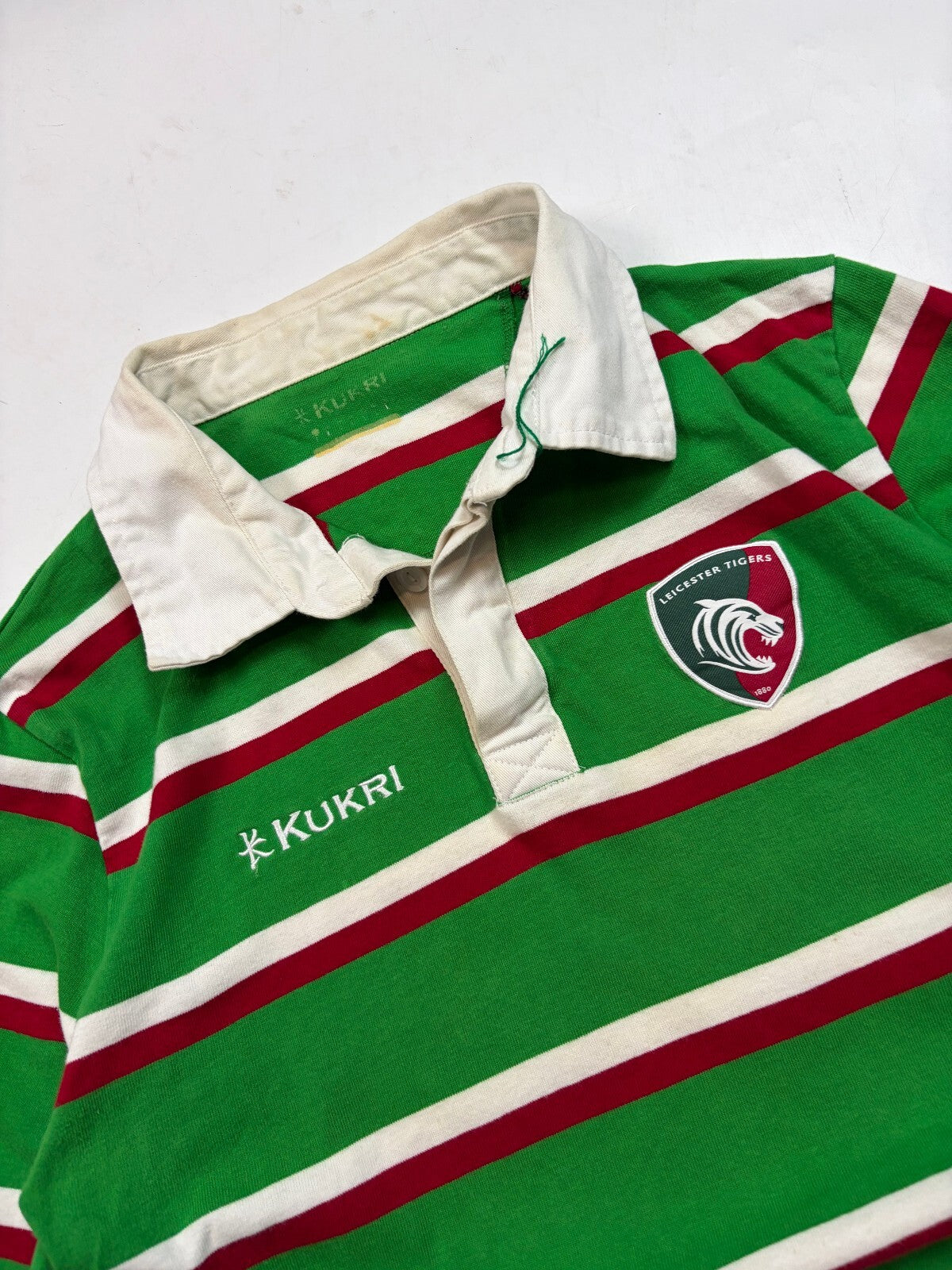 Leicester Tigers 2017/18 Kukri supporters rugby shirt (L)