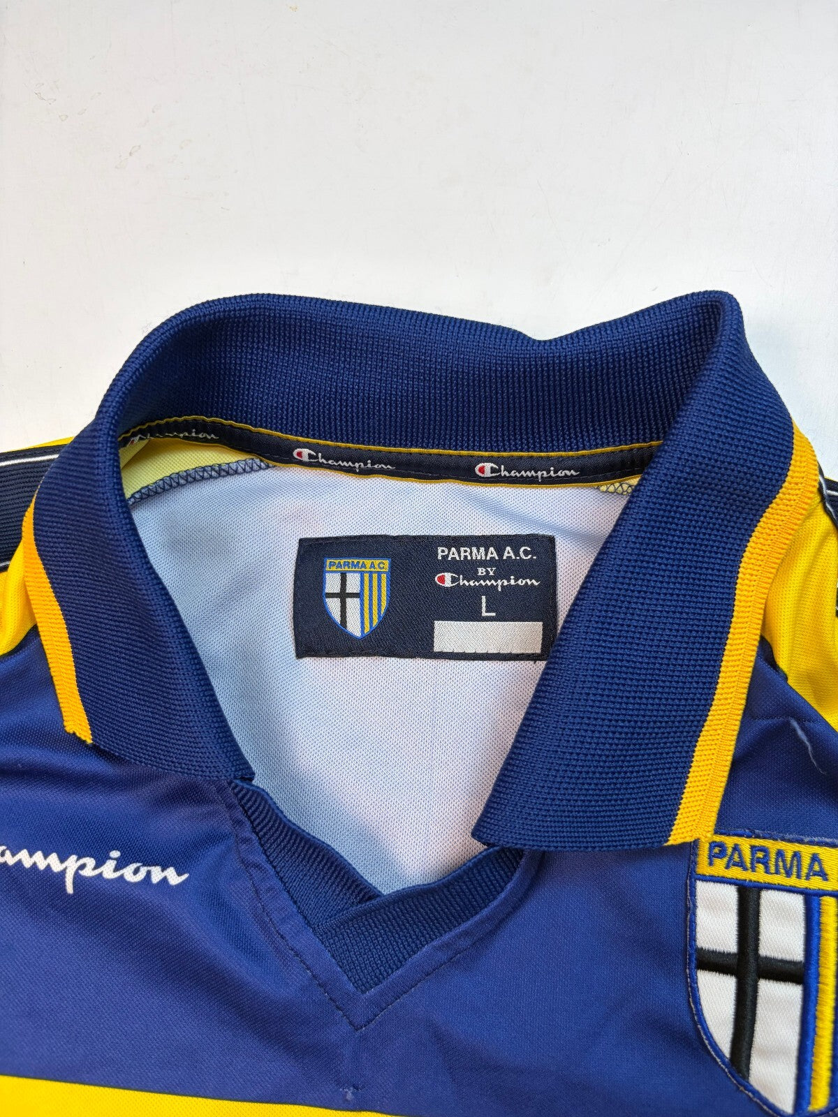 Vintage Parma 1999/00 Champion training football shirt (L)