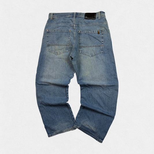 Vintage Southpole skateboarding baggy hip hop jeans (W38)