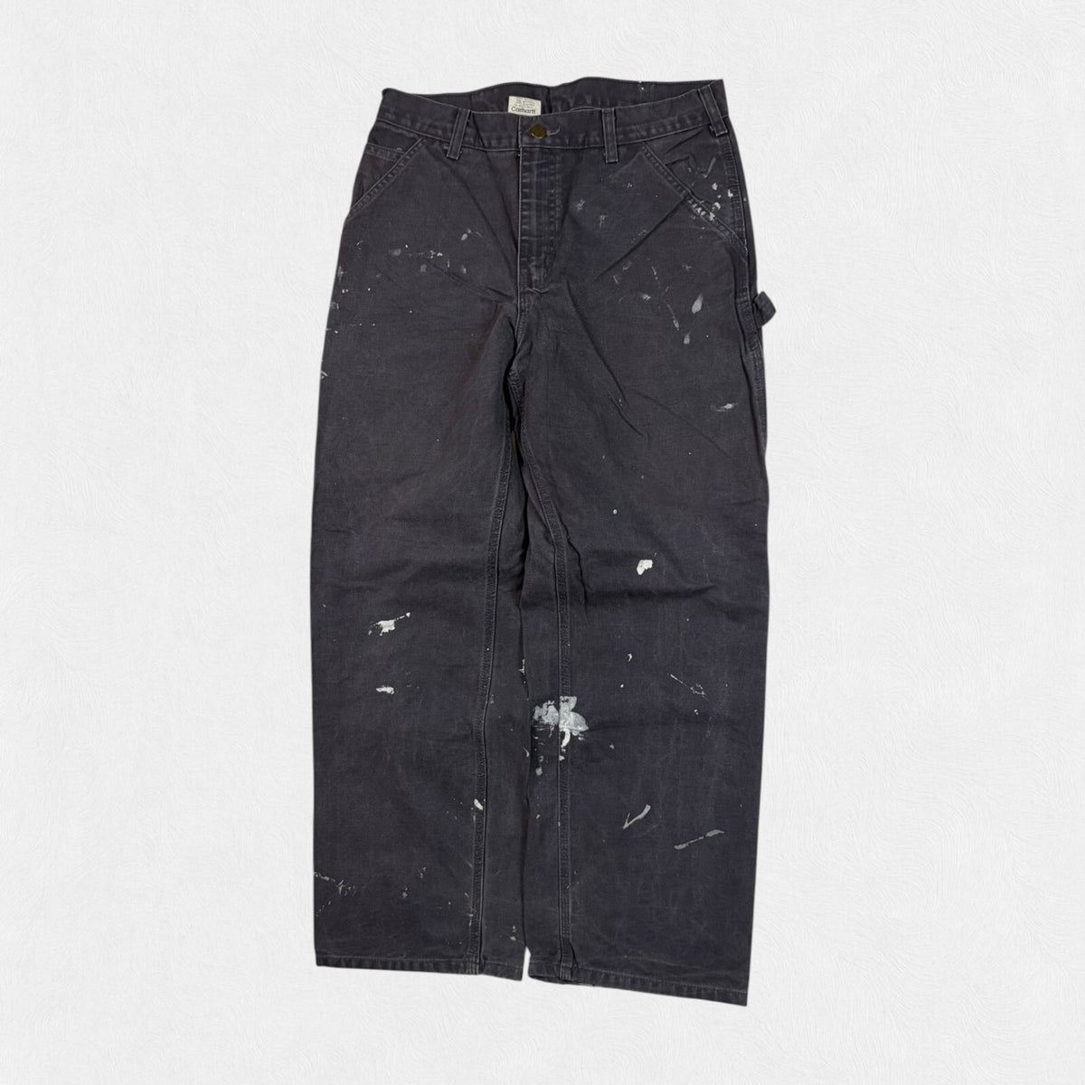 Vintage Carhartt paint splattered baggy carpenter pants (W32)