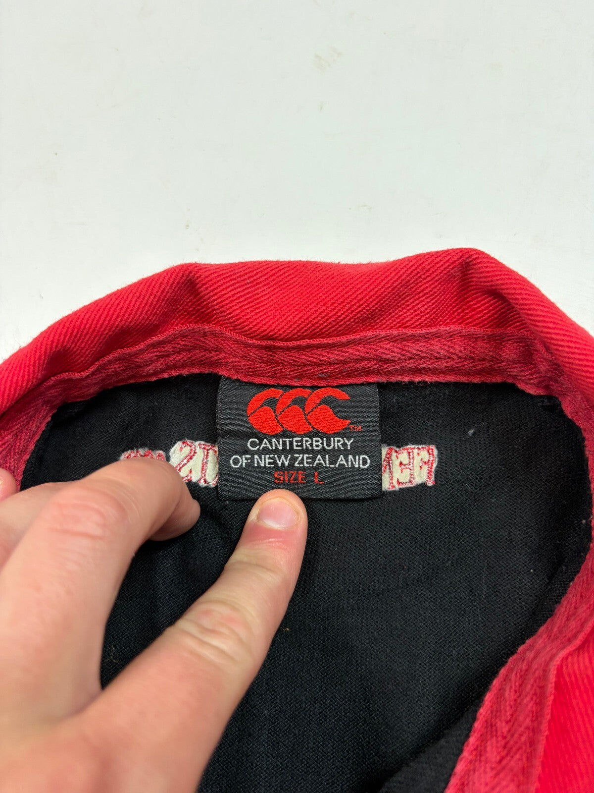 Vintage South Woodham Ferrers Canterbury rugby union shirt (L)
