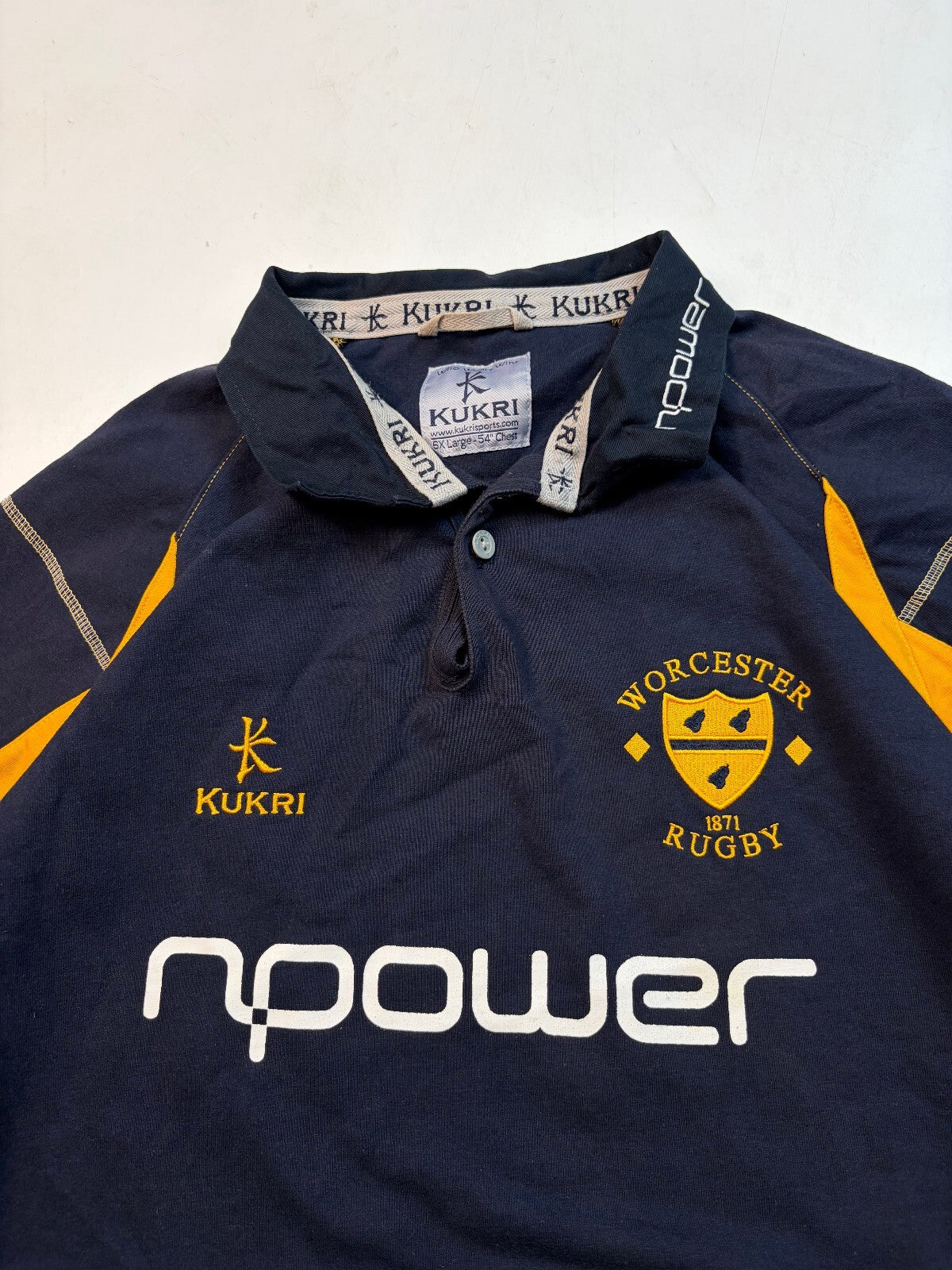 Vintage Worcester warriors 2005/06 Kukri rugby shirt (5XL)