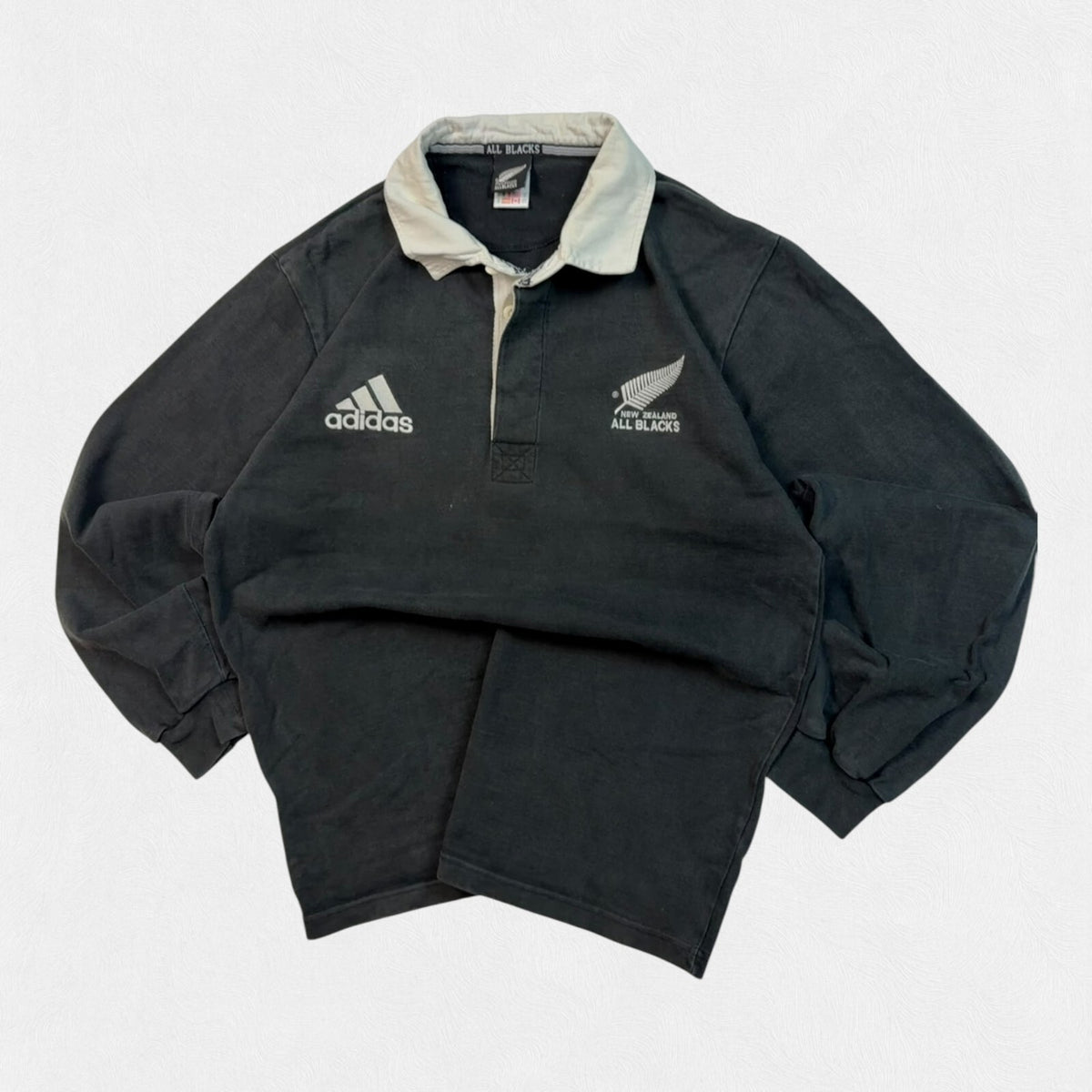 Vintage New Zealand all blacks 1999/00 Adidas rugby shirt (M)