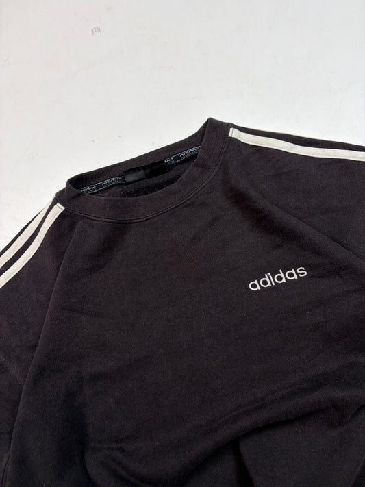 Vintage 90s adidas originals side stripe sweatshirt (S)