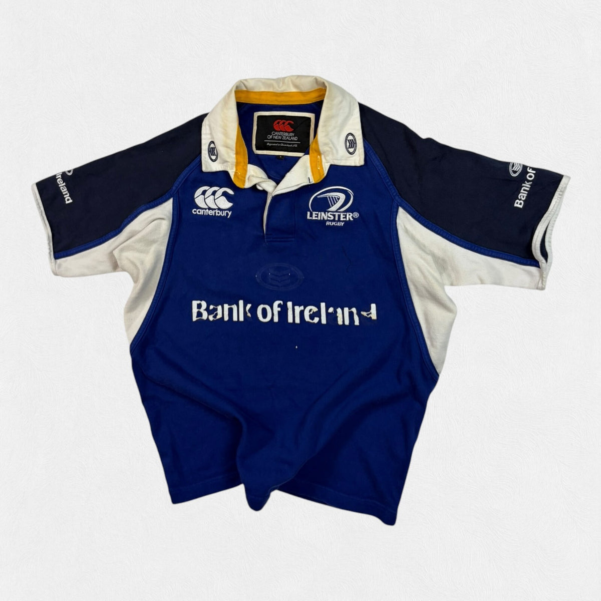 Vintage Leinster 2007/08 Canterbury rugby union shirt (S)