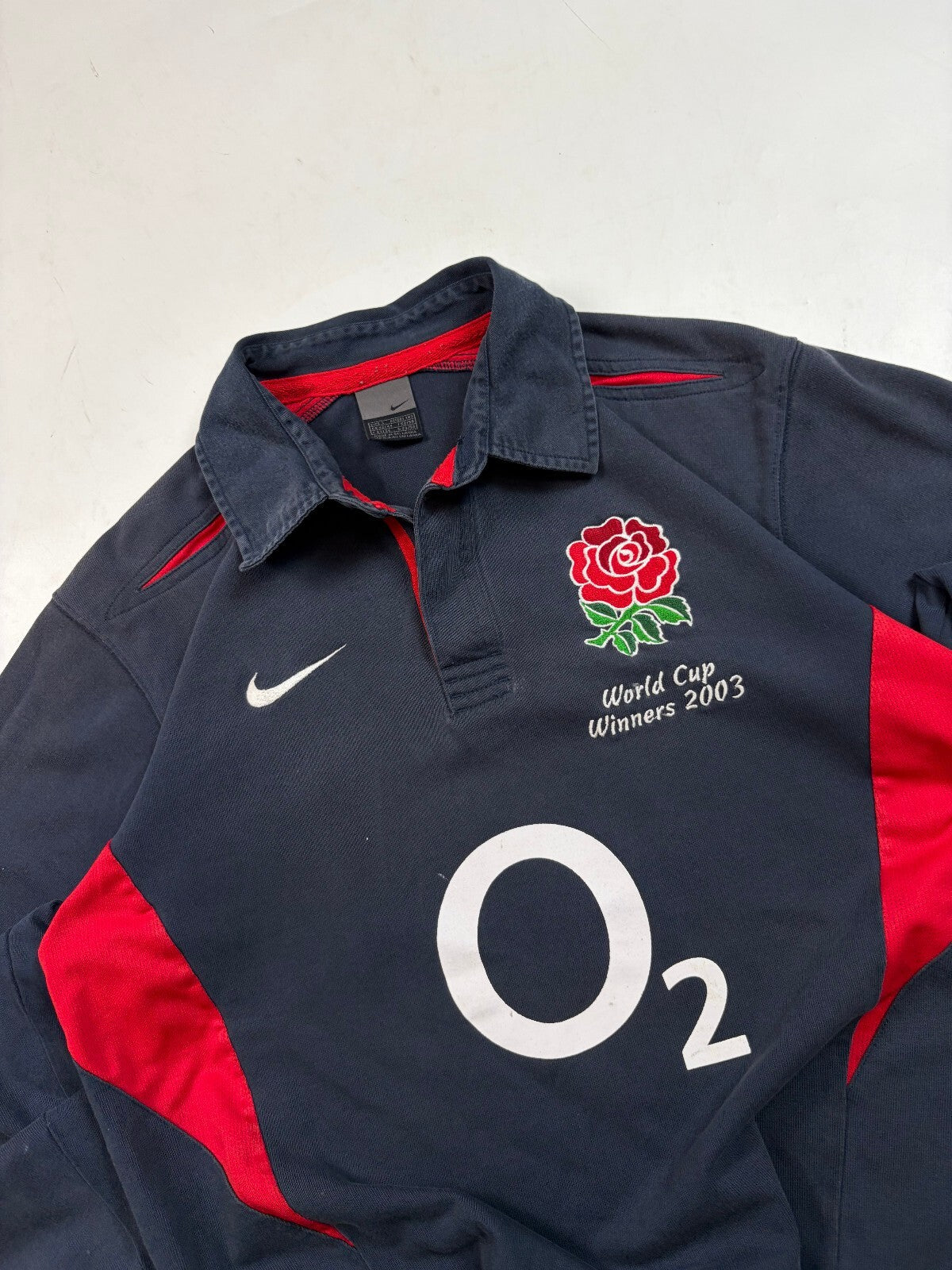 Vintage England 2003 world cup winners Nike away rugby shirt (L)