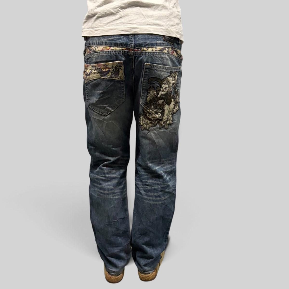 Vintage Y2K Japanese hip hop jeans (W32)