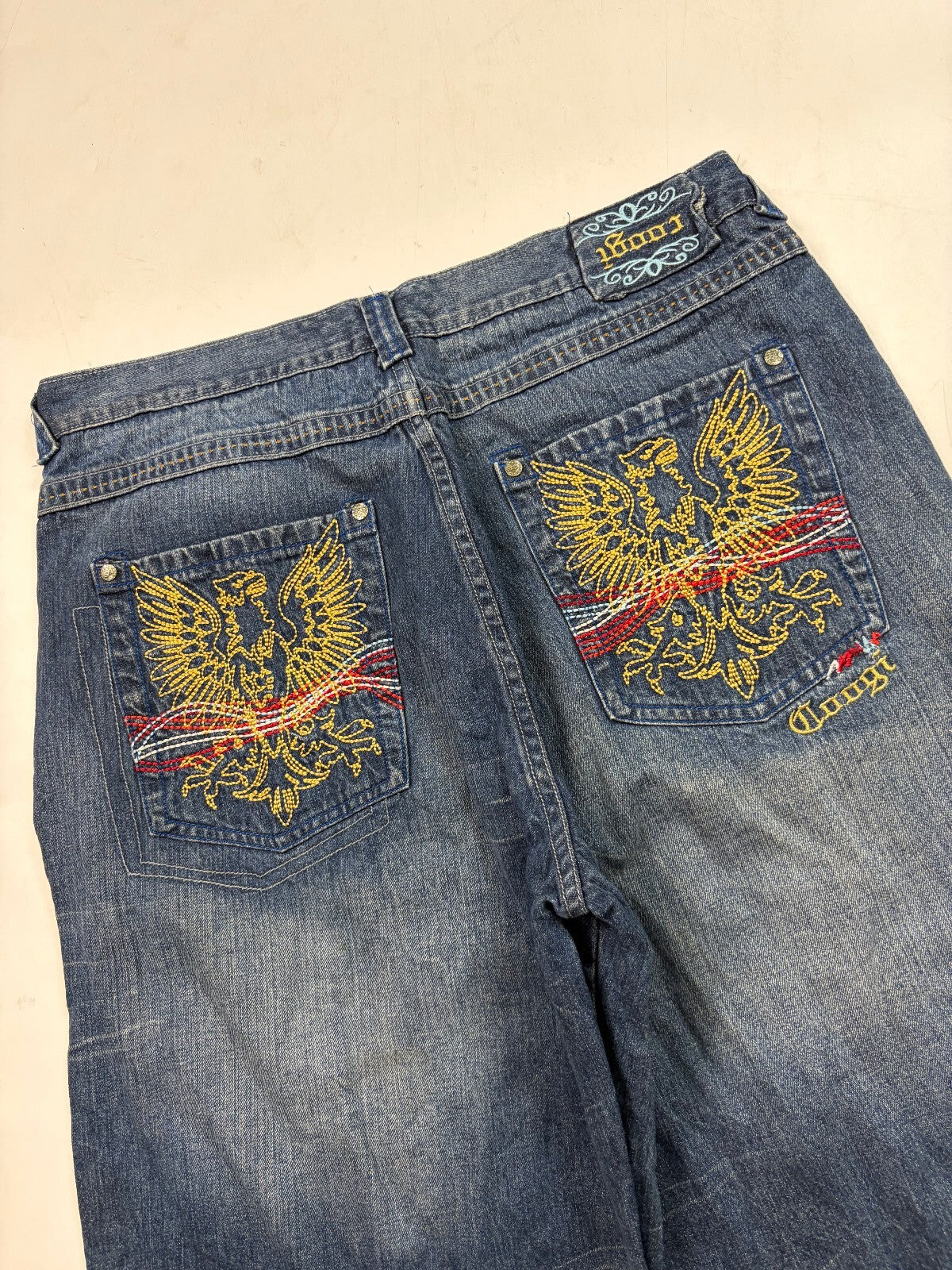 Vintage Y2K Coogi baggy hip hop jorts (W36)