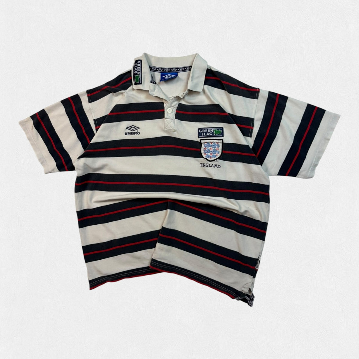 Vintage England 1998-00 Umbro football polo shirt (XXL)