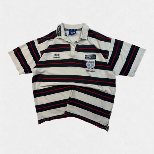 Vintage England 1998-00 Umbro football polo shirt (XXL)