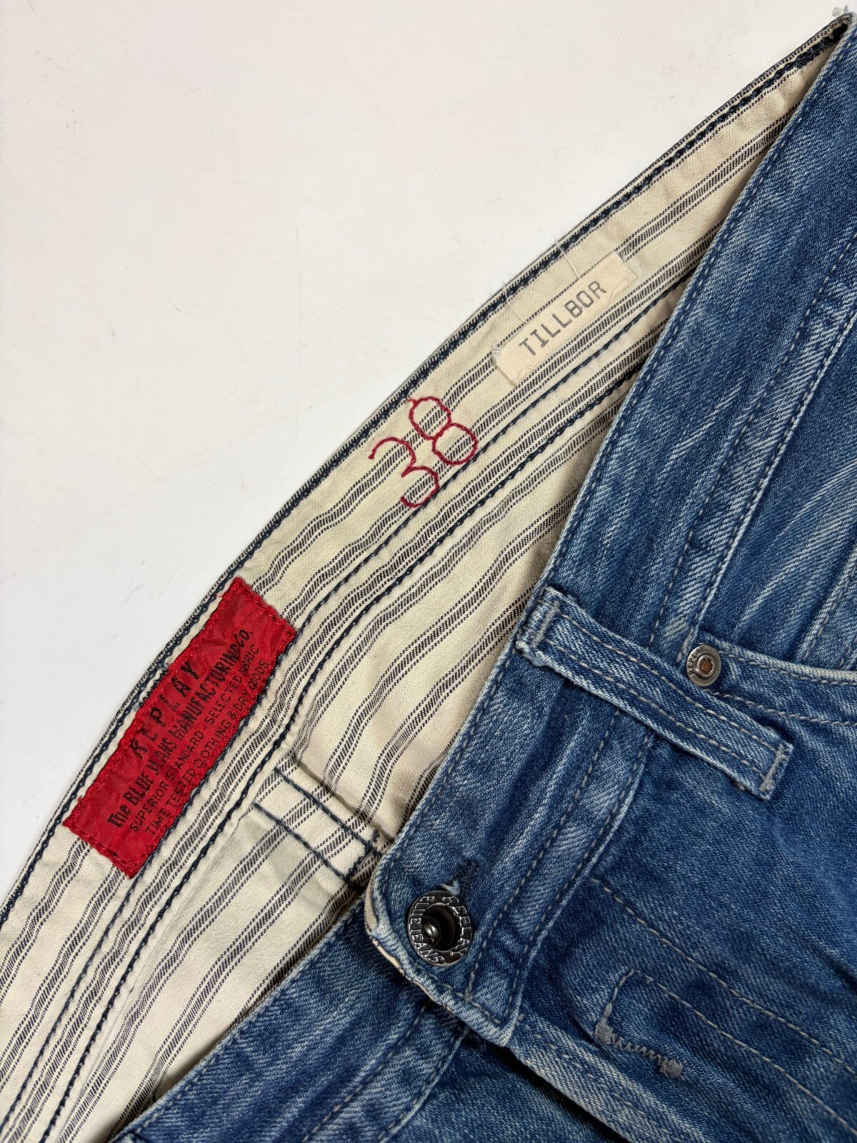 Vintage Y2K Replay baggy hip hop jeans (W38)