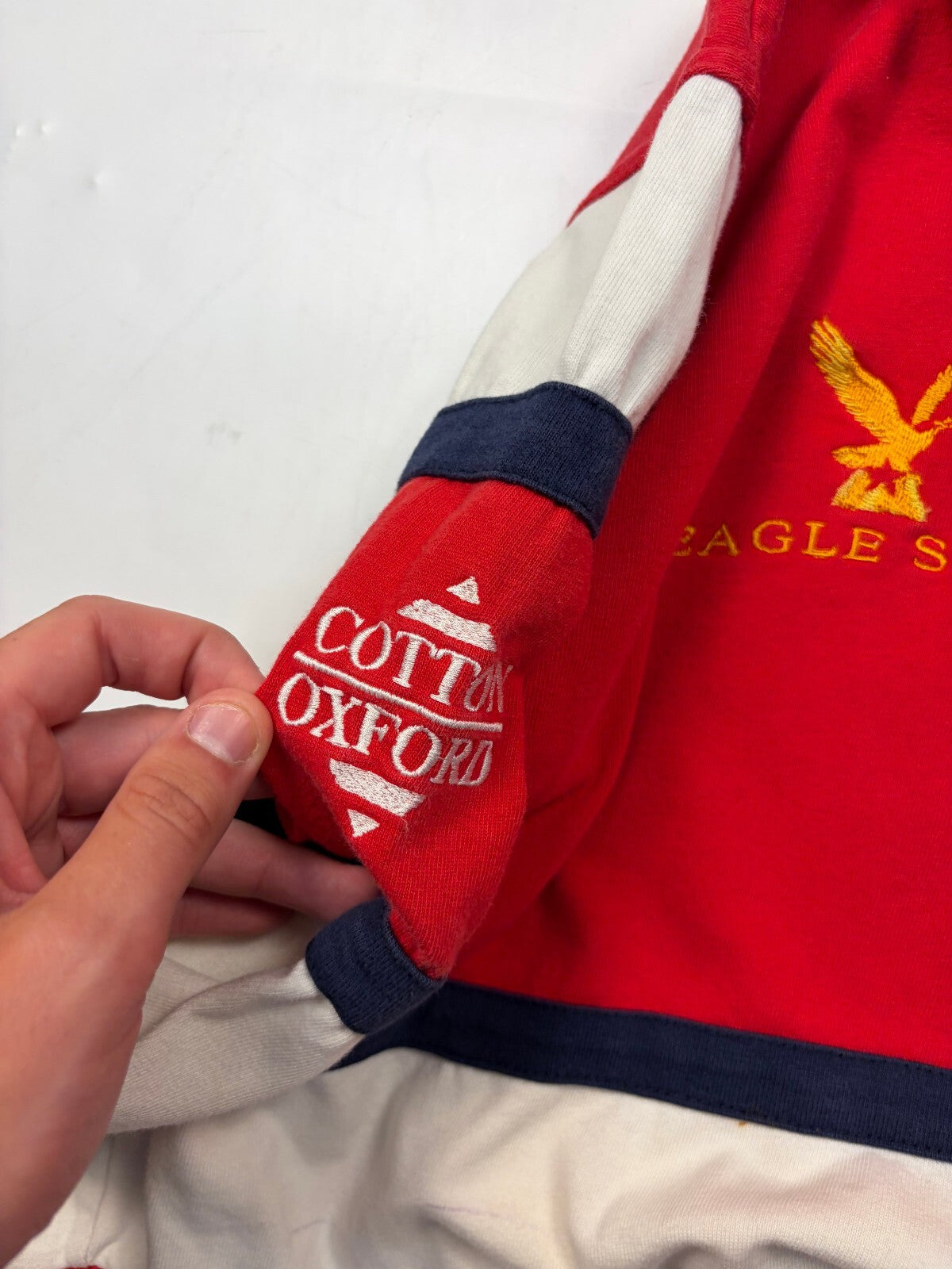 Vintage Gloucester 1995/96 Cotton Oxford rugby shirt (L)
