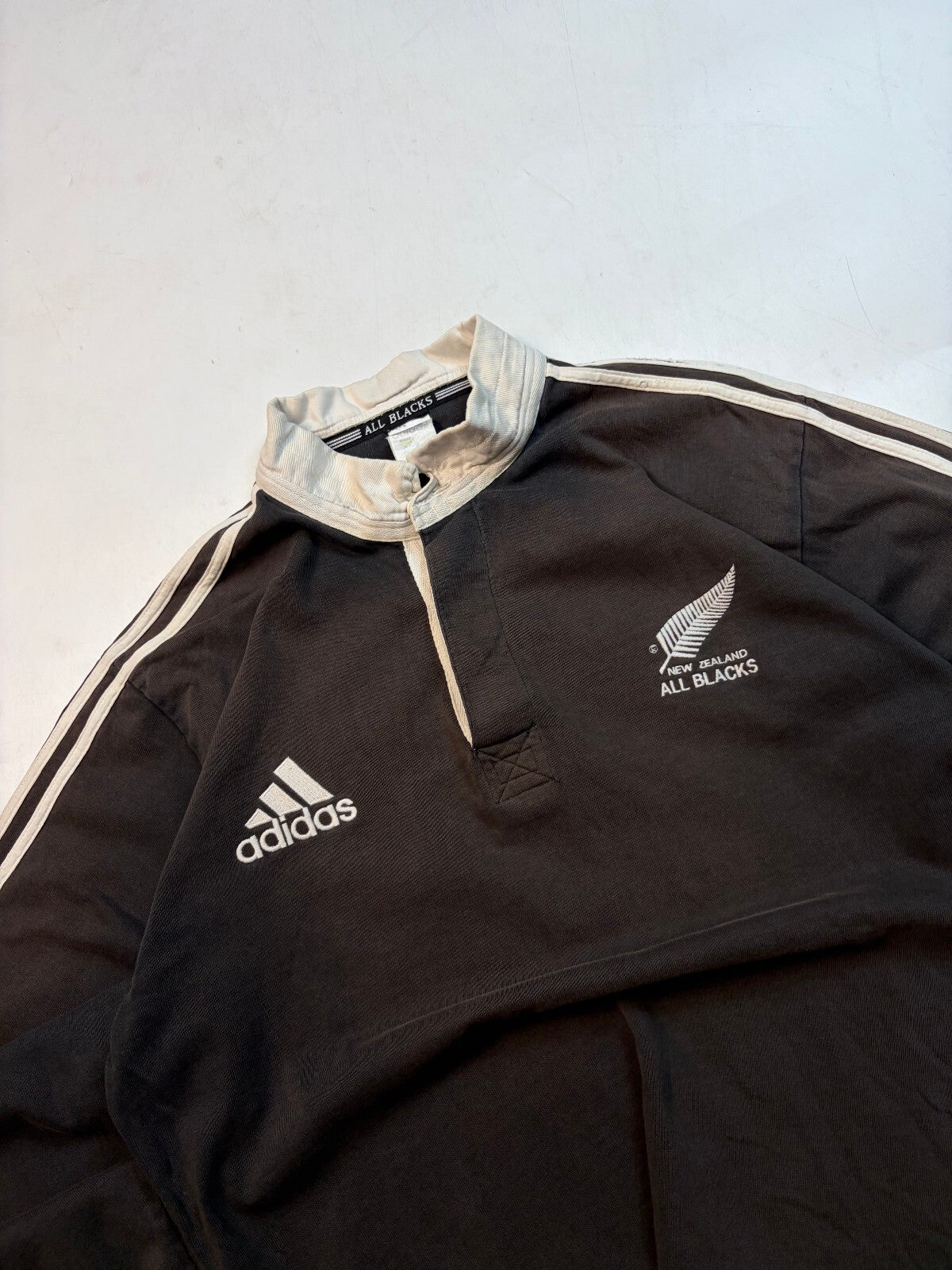 Vintage New Zealand all blacks 1999/00 Adidas rugby shirt (L)