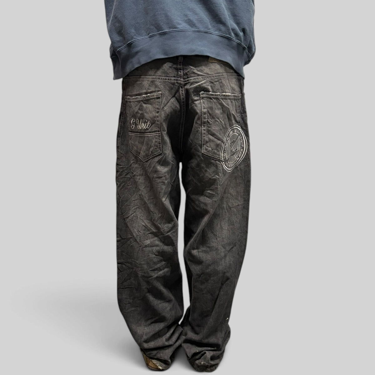 Vintage Y2K G Unit baggy hip hop jeans (W34)