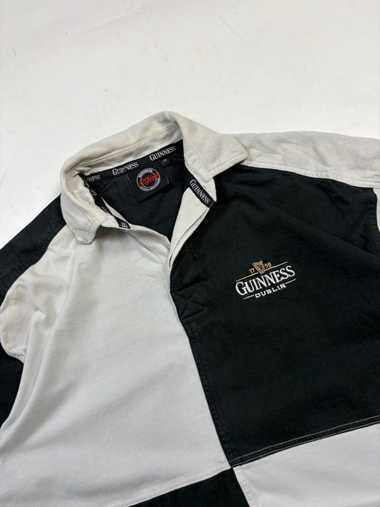 Vintage Guinness beer rugby polo shirt (XXL)