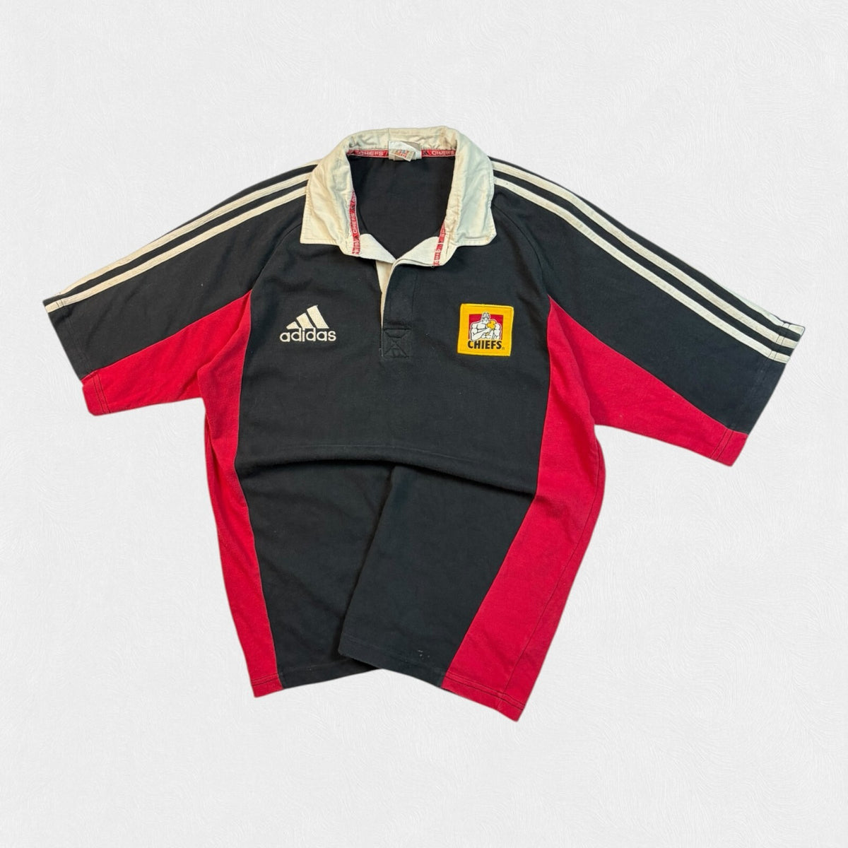 Vintage Waikato Chiefs 2000/01 Adidas player issue training rugby shirt (XL)