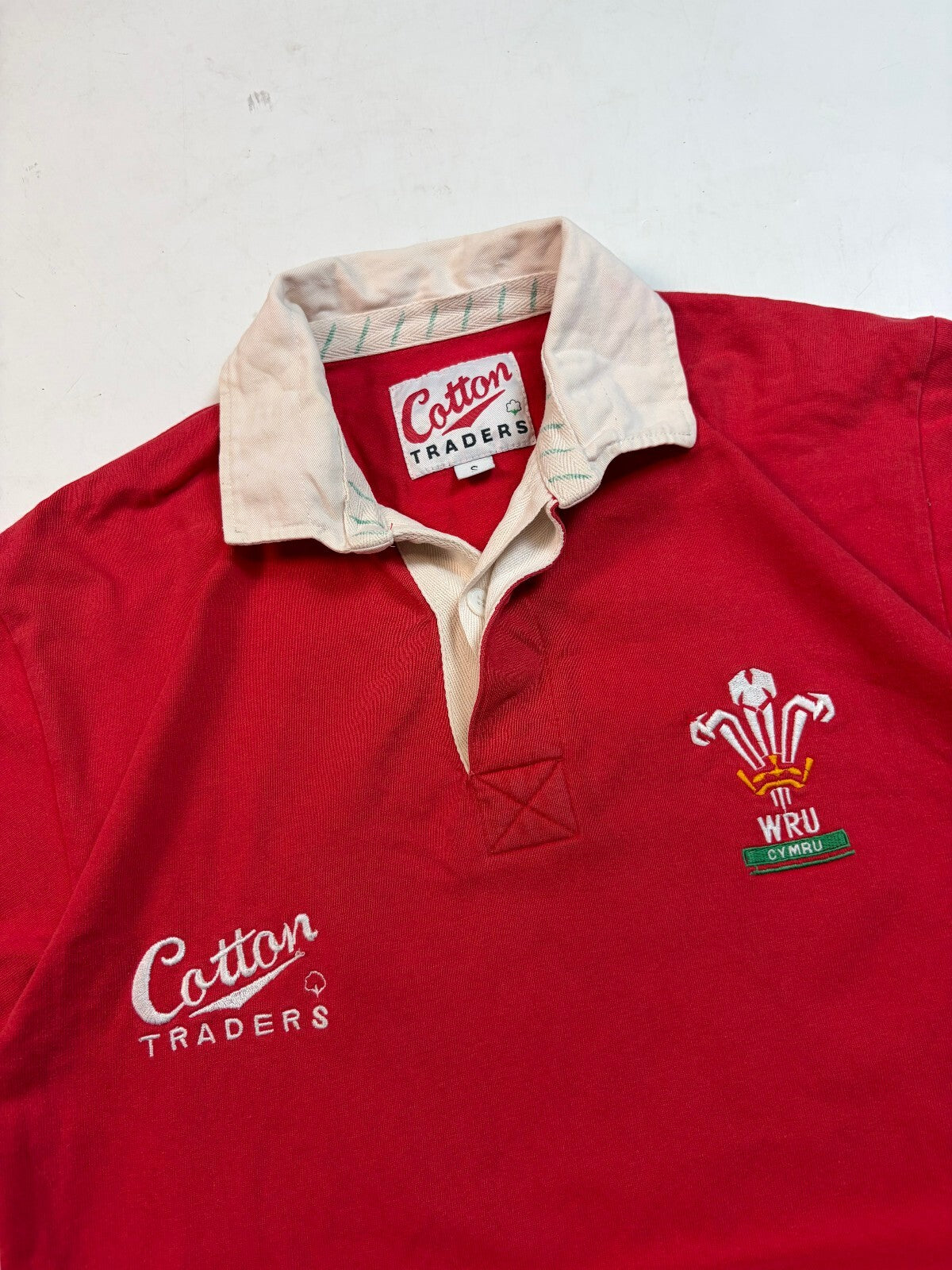 Vintage Wales 1995/96 Cotton Traders rugby shirt (S)