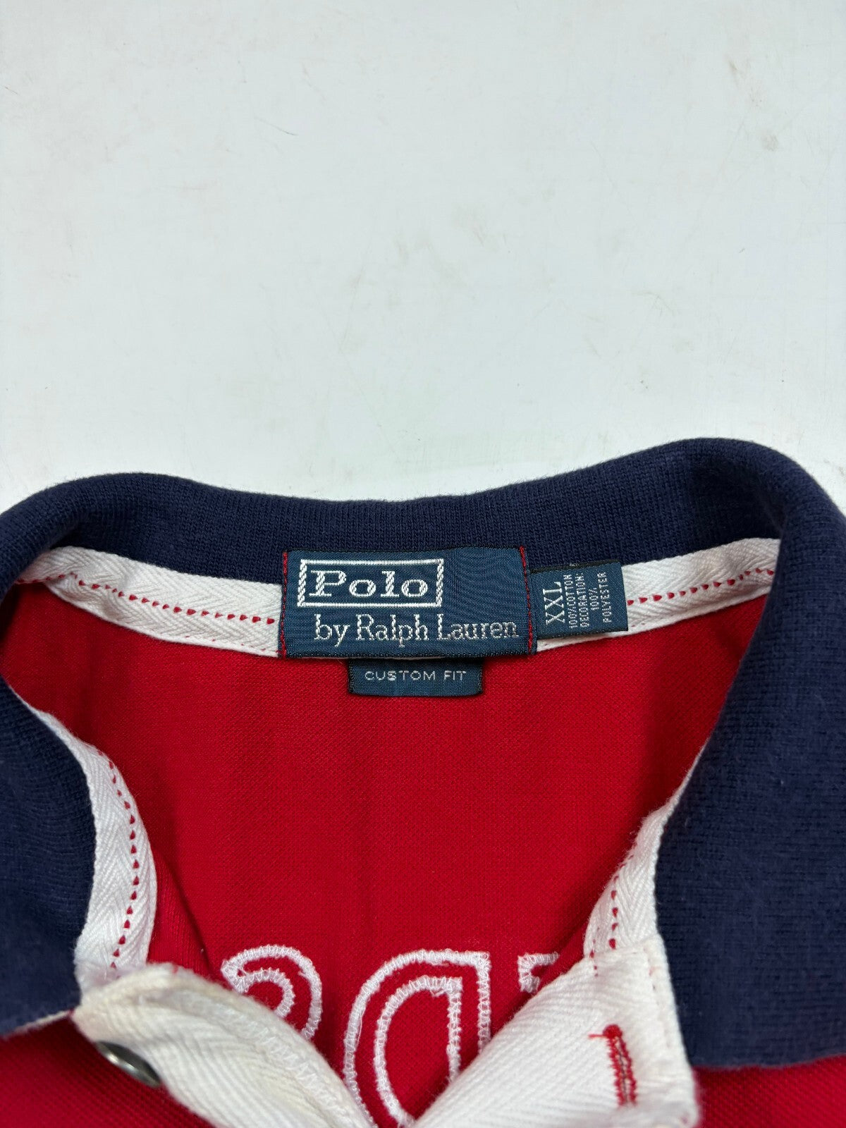 Vintage Ralph Lauren USA big pony polo shirt (XXL)