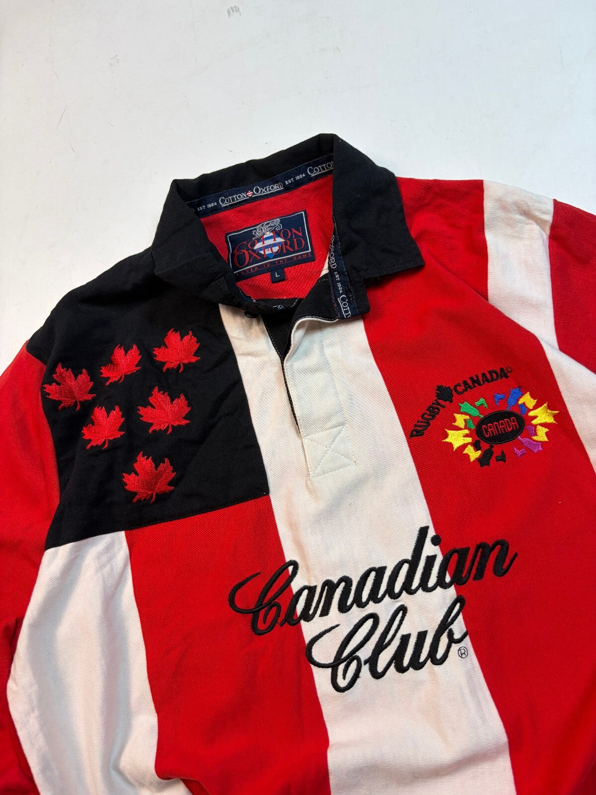 Vintage Canada 1997/98 Cotton Oxford rugby union shirt (L)