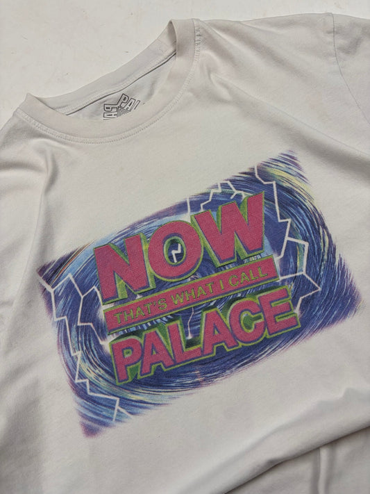 Palace graphic tee white (L)