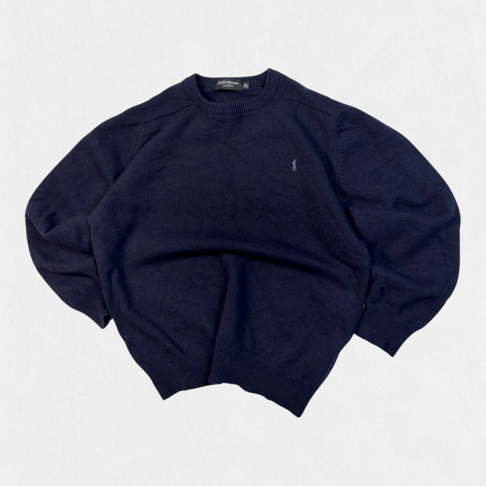 Vintage YSL Yves Saint Laurent wool knit sweater (S)