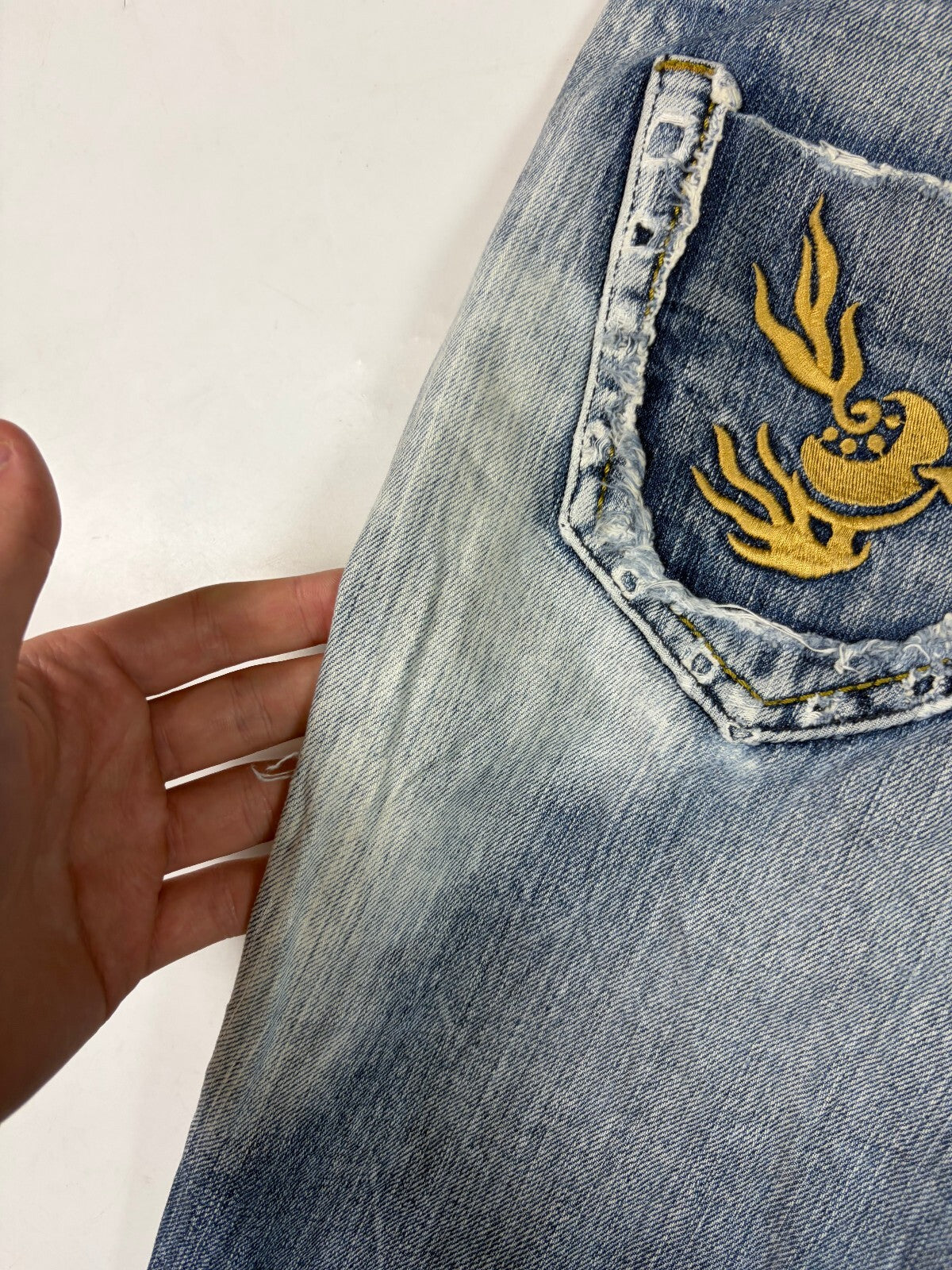 Vintage Y2K Big Train Japanese hip hop jeans (W34)