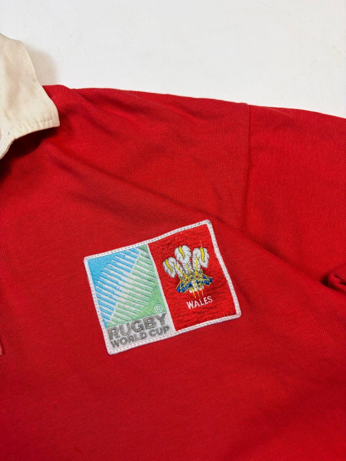 Vintage Wales 1991 world cup Cotton Traders rugby shirt (M)