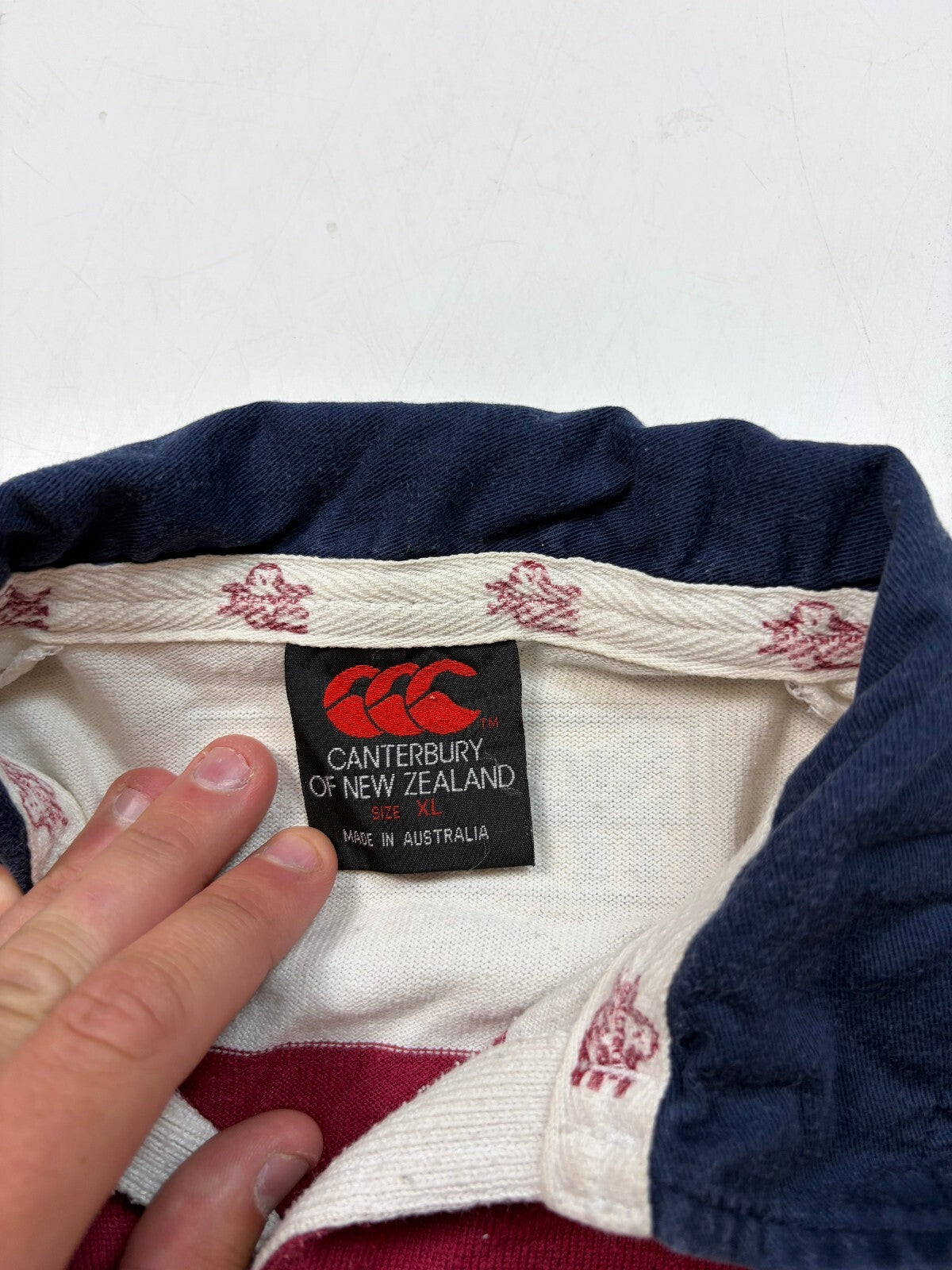 Vintage Queensland reds 2001/02 Canterbury rugby union shirt (XL)