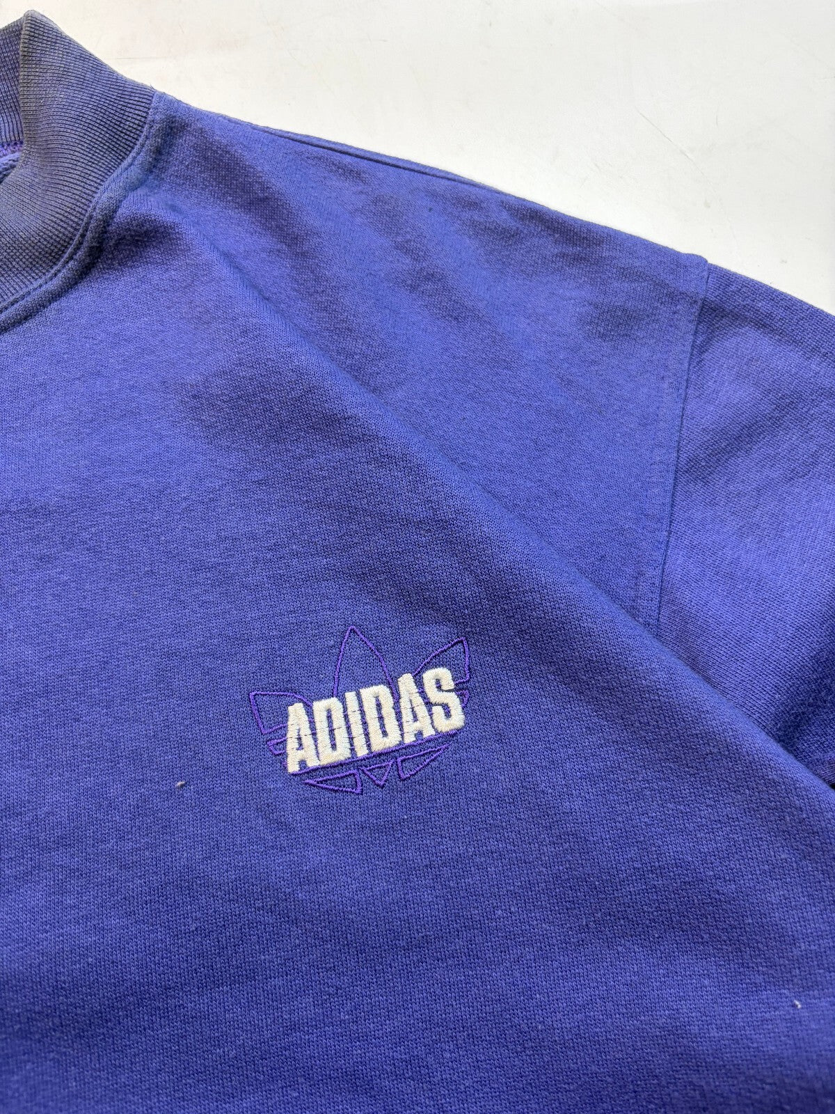 Vintage 80s adidas originals small logo sweatshirt (L)